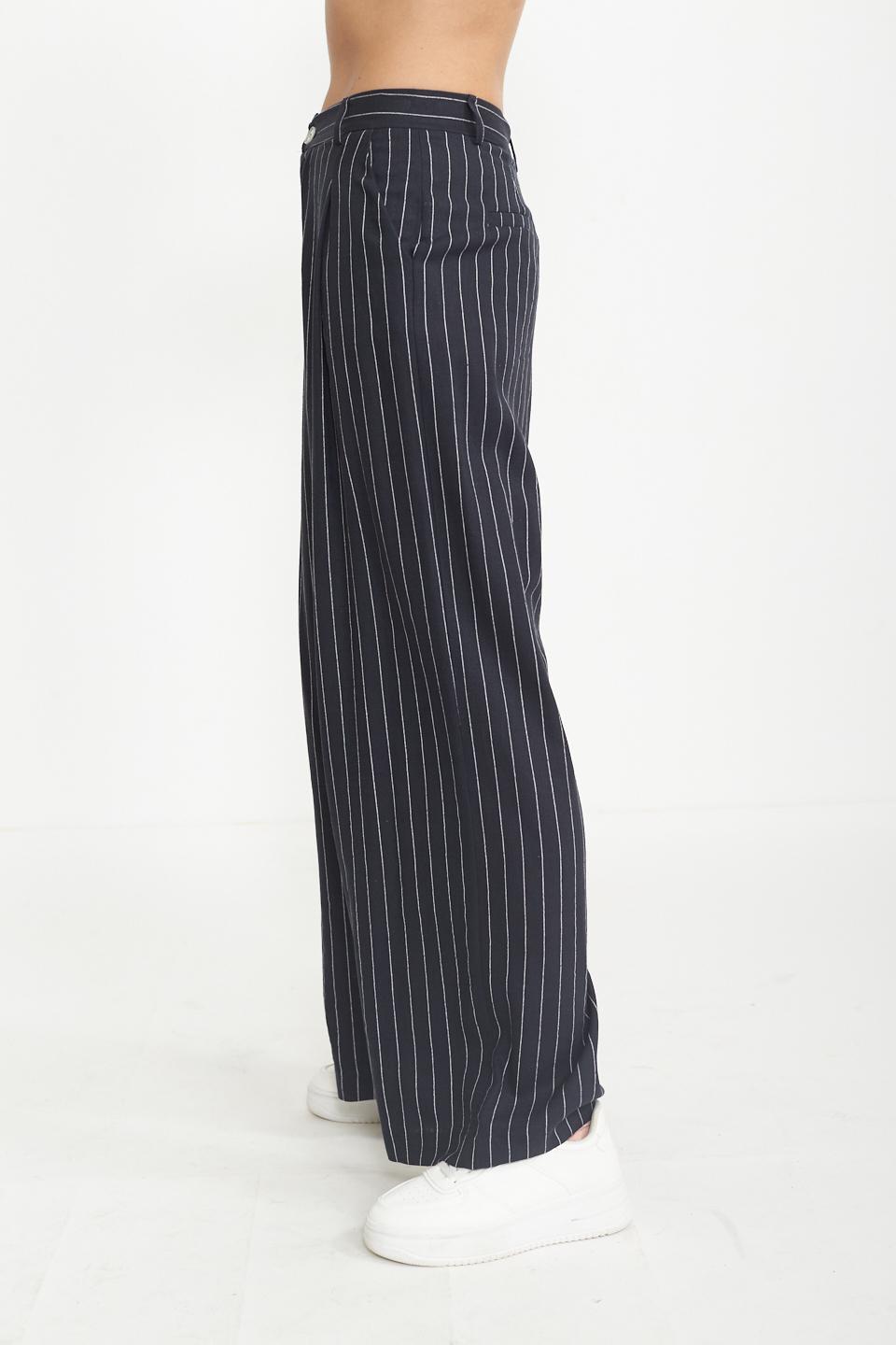 Pantalone gessato gessato blu - Primavera Estate 2025 | Brend