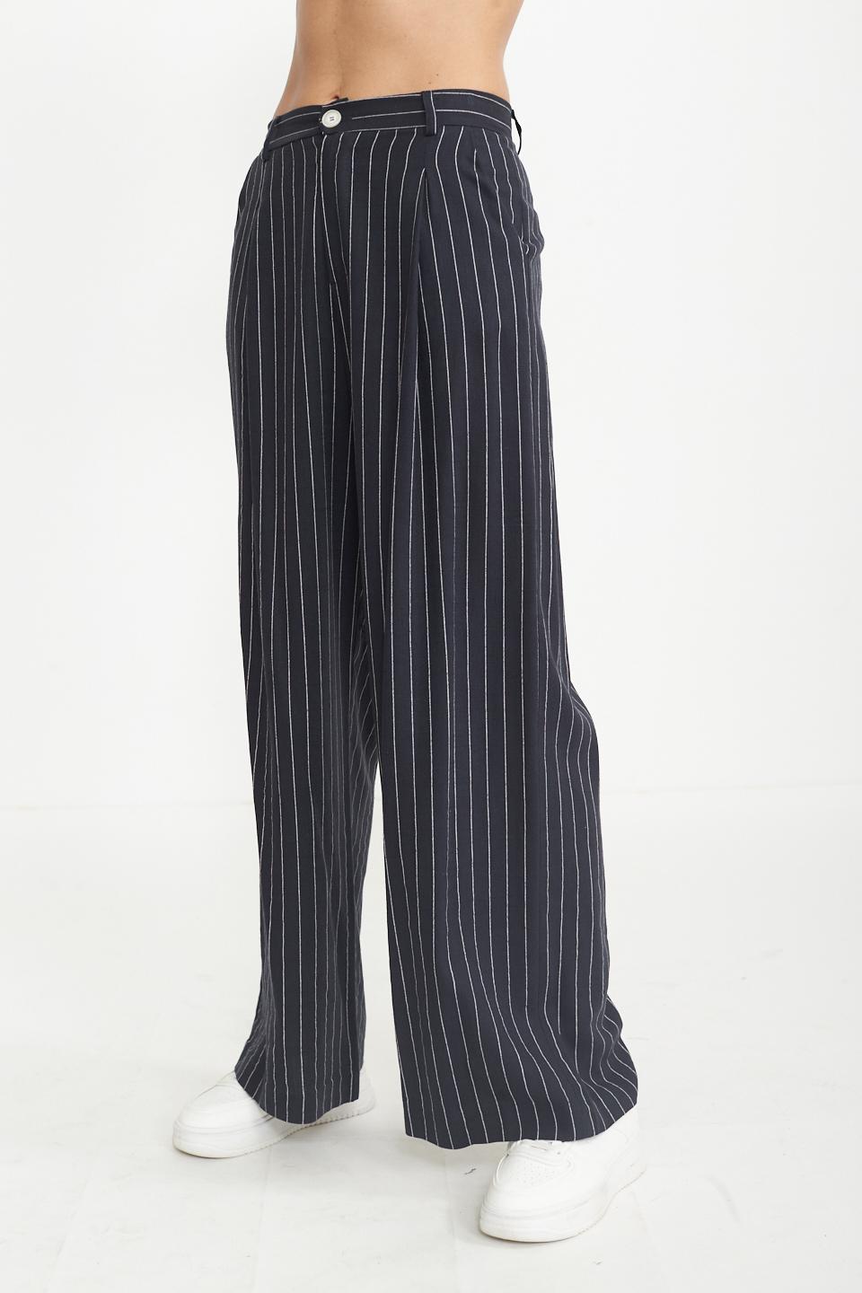 Pantalone gessato gessato blu - Primavera Estate 2025 | Brend
