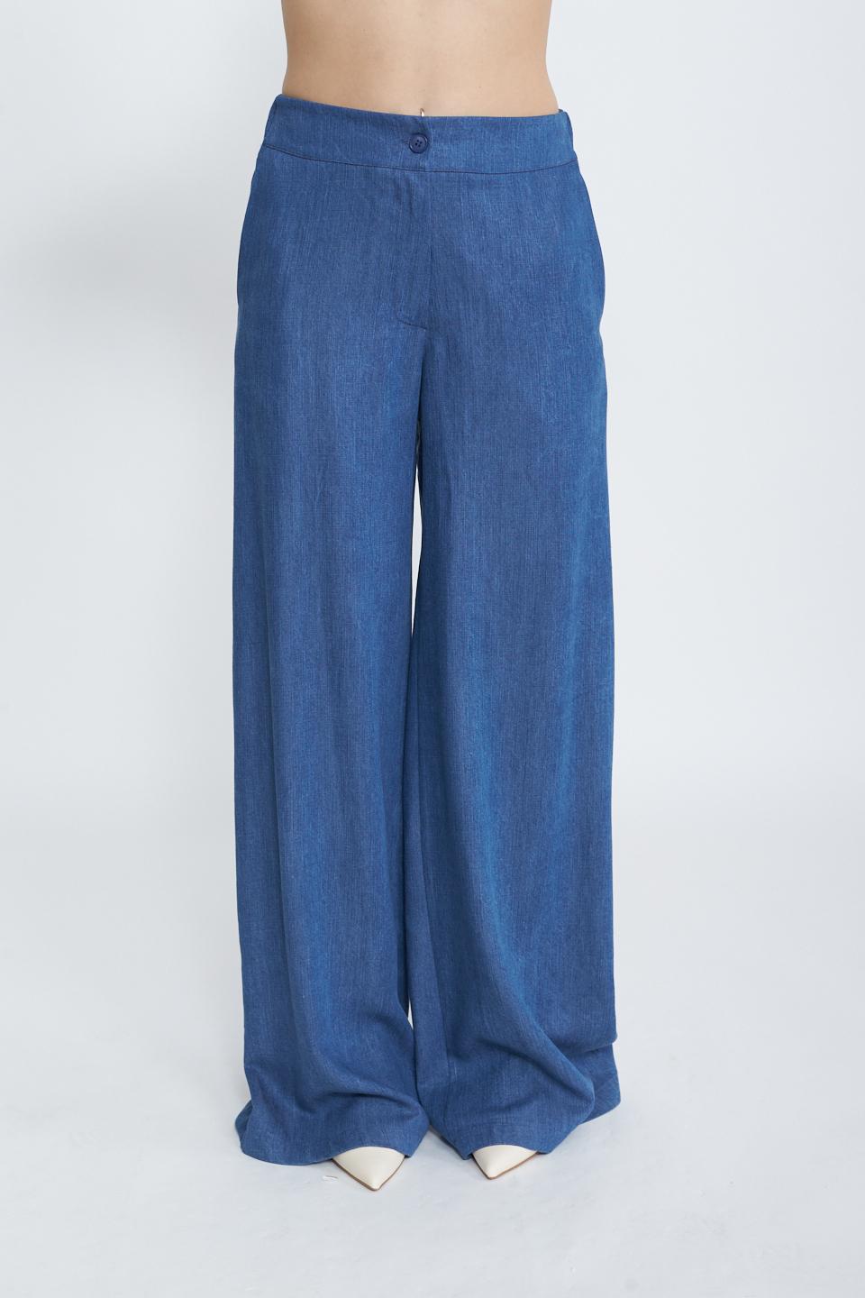 Pantalone palazzo denim denim - Primavera Estate 2025 | Brend