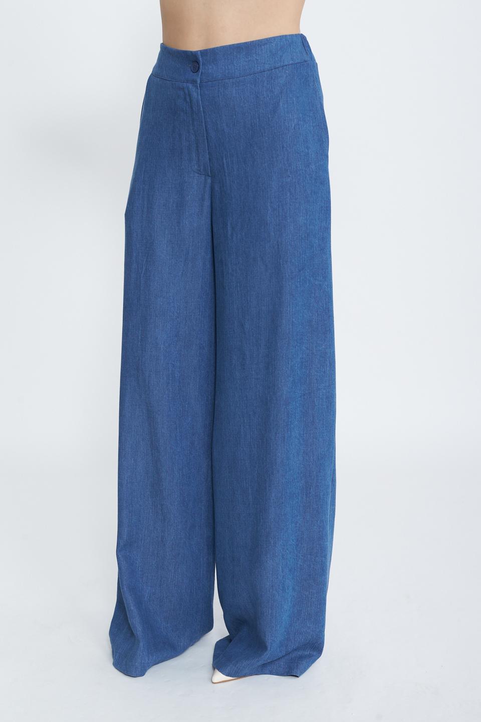 Pantalone palazzo denim denim - Primavera Estate 2025 | Brend