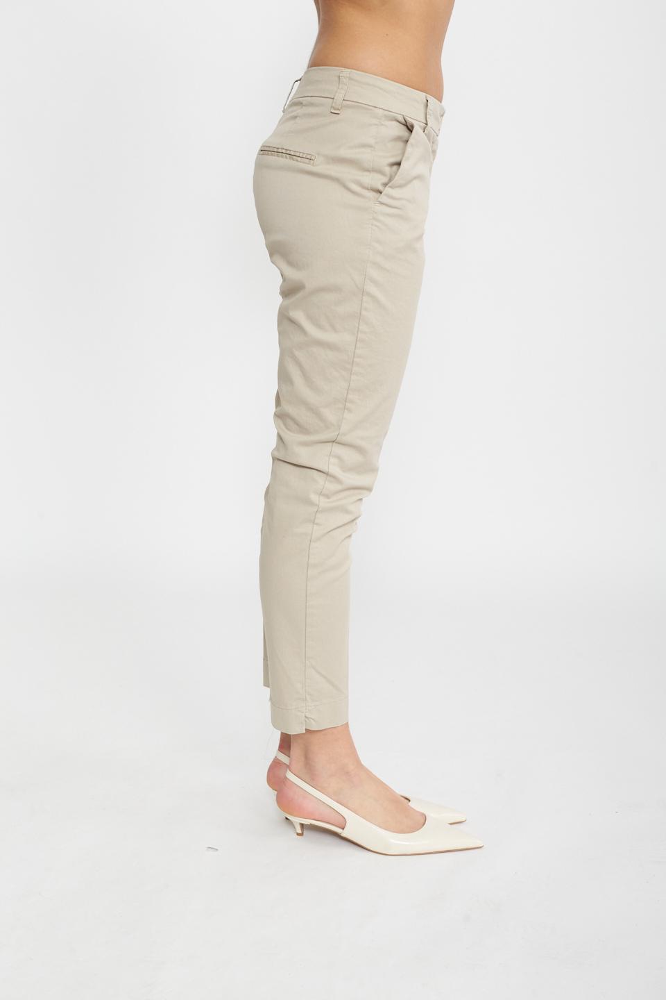 Pantalone chinos cotone beige - Primavera Estate 2025 | Brend