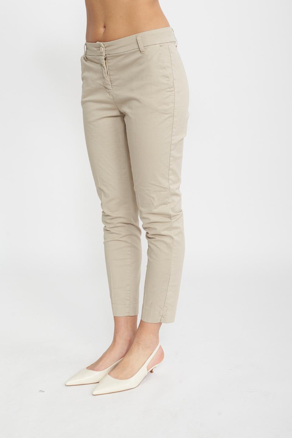 Pantalone chinos cotone beige - Primavera Estate 2025 | Brend