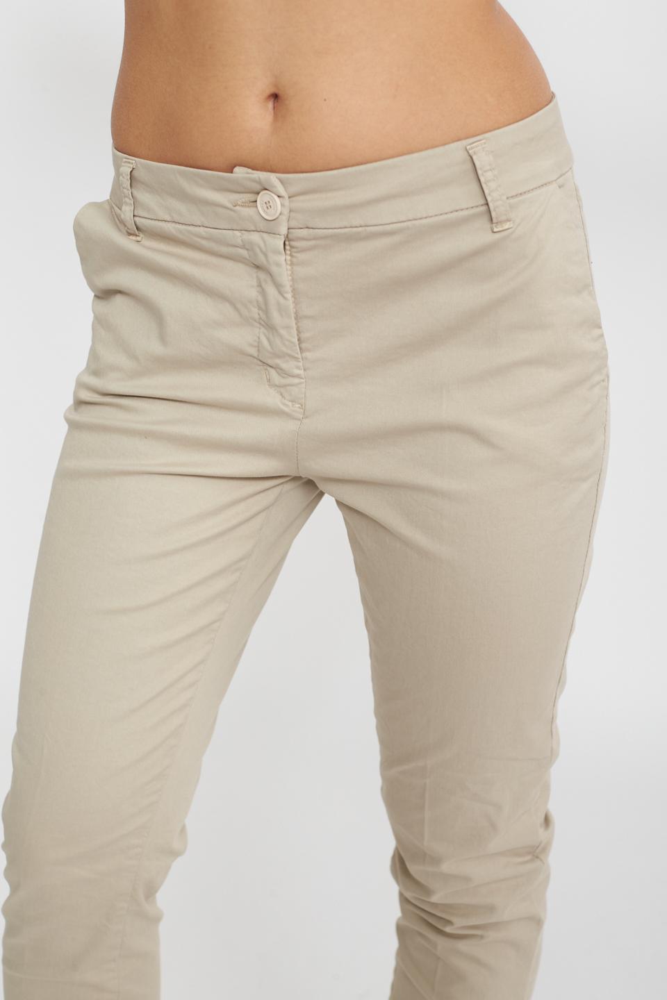 Pantalone chinos cotone beige - Primavera Estate 2025 | Brend