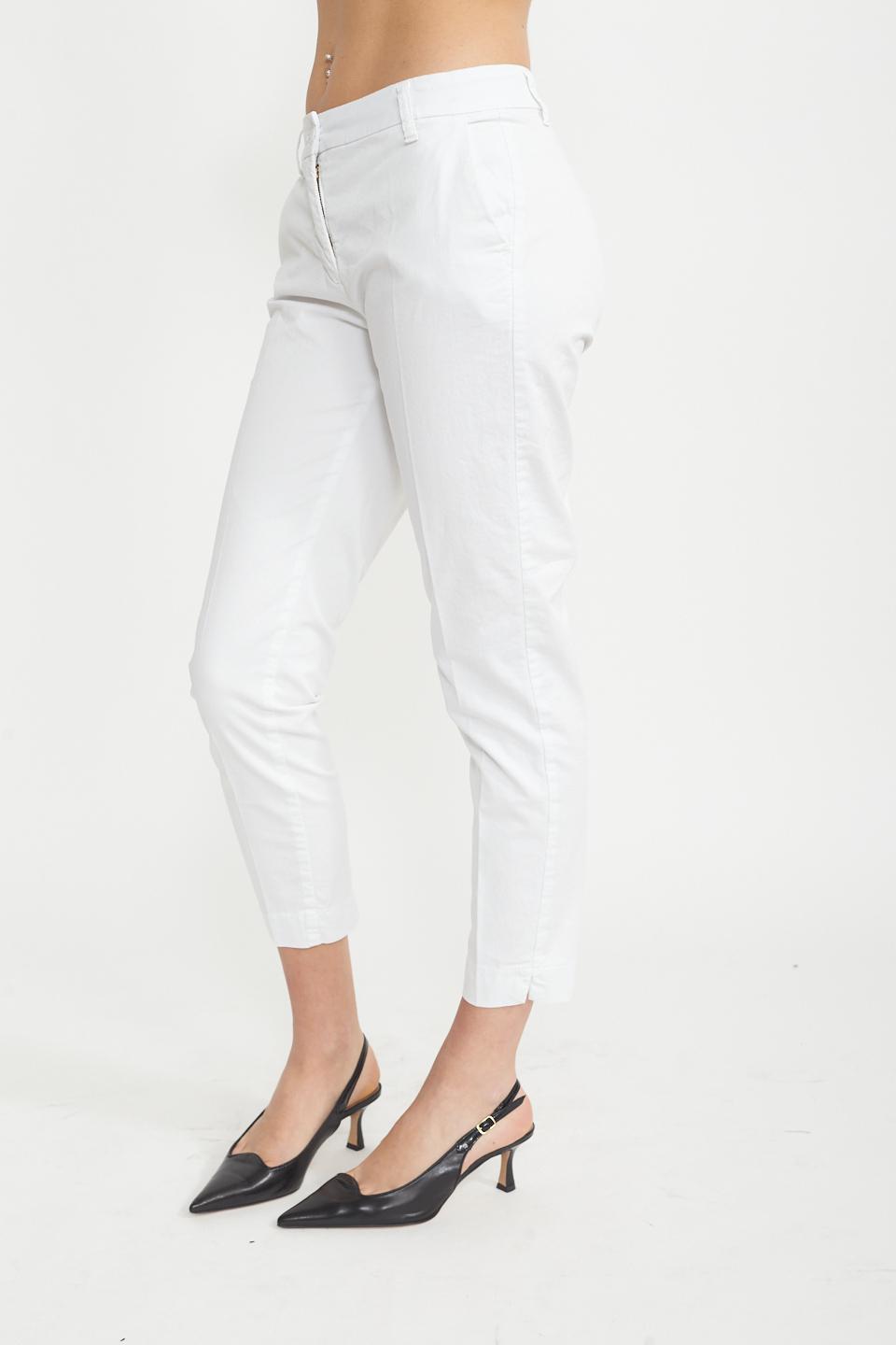 Pantalone chinos cotone bianco - Primavera Estate 2025 | Brend