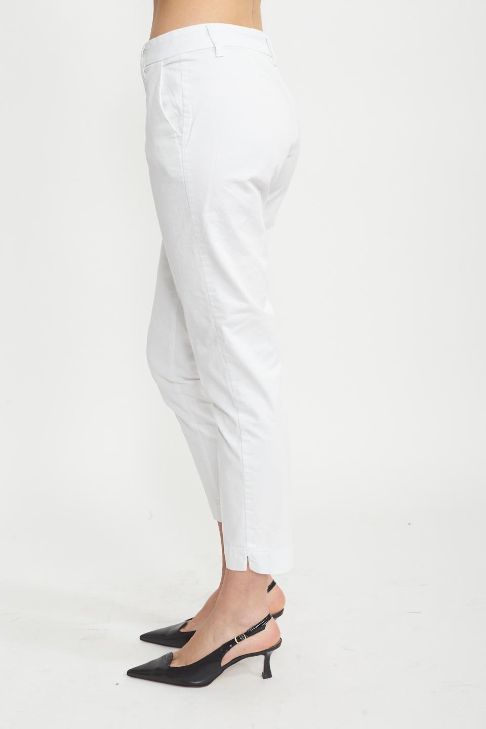 Pantalone chinos cotone bianco - Primavera Estate 2025 | Brend