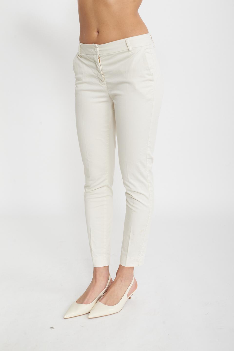 Pantalone chinos cotone burro - Primavera Estate 2025 | Brend