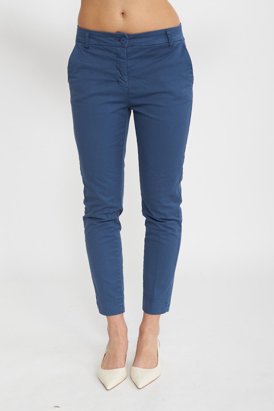 Pantalone chinos cotone lavagna - Primavera Estate 2025 | Brend
