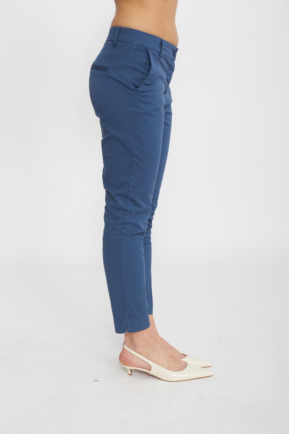 Pantalone chinos cotone lavagna - Primavera Estate 2025 | Brend