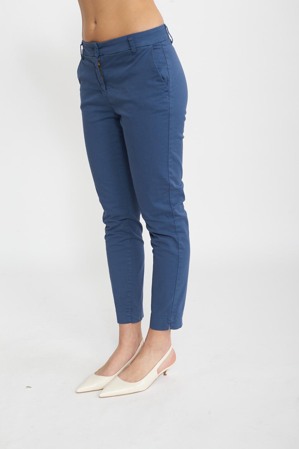 Pantalone chinos cotone lavagna - Primavera Estate 2025 | Brend