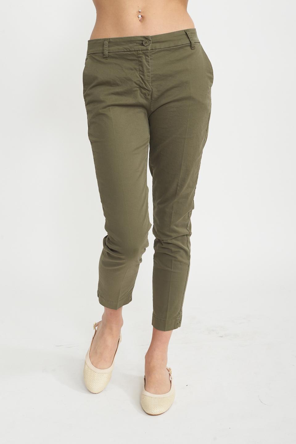 Pantalone chinos cotone militare - Primavera Estate 2025 | Brend