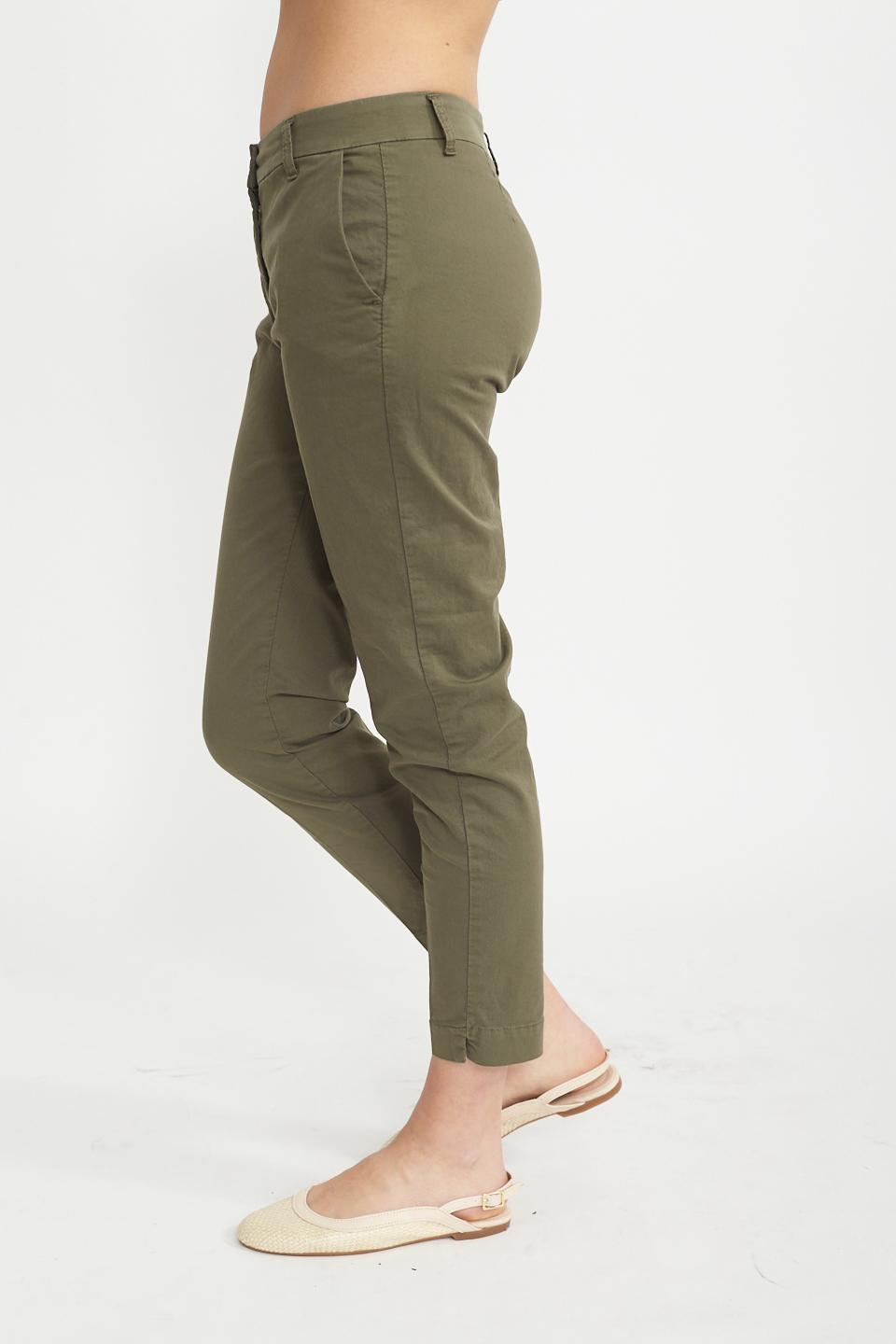 Pantalone chinos cotone militare - Primavera Estate 2025 | Brend
