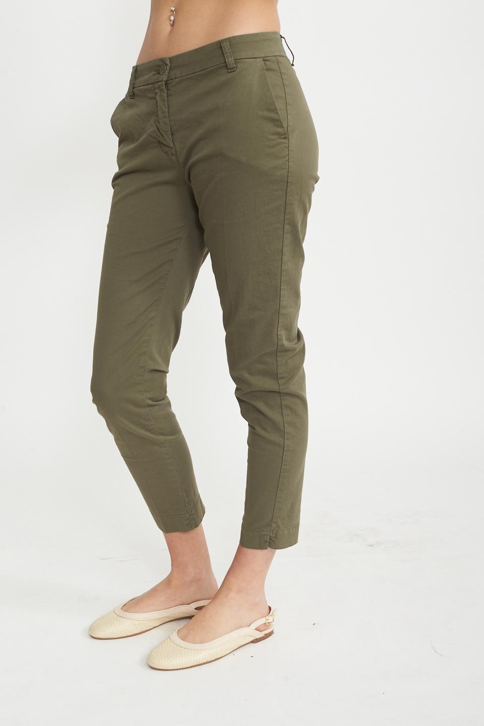 Pantalone chinos cotone militare - Primavera Estate 2025 | Brend