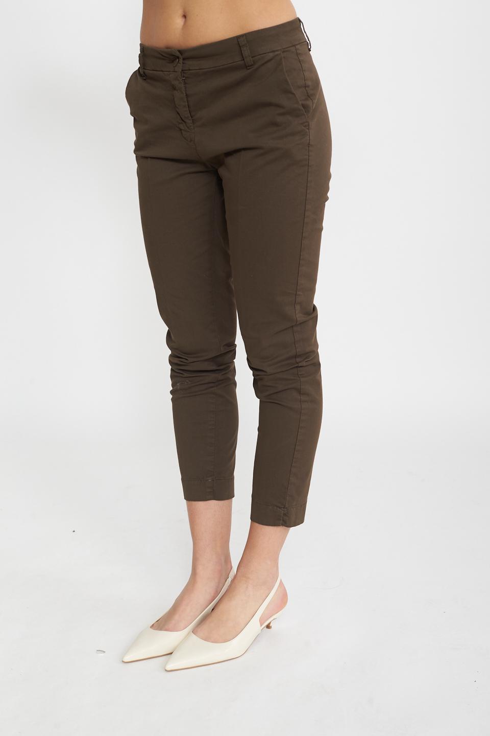 Pantalone chinos cotone moro - Primavera Estate 2025 | Brend