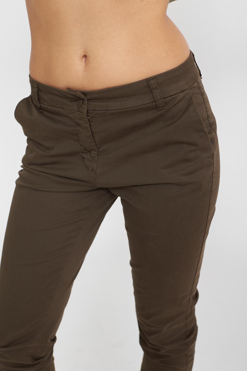 Pantalone chinos cotone moro - Primavera Estate 2025 | Brend