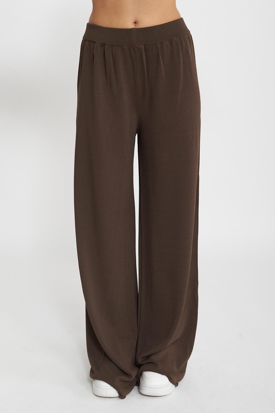 Pantalone palazzo elastico filo caffÈ - Primavera Estate 2025 | Brend