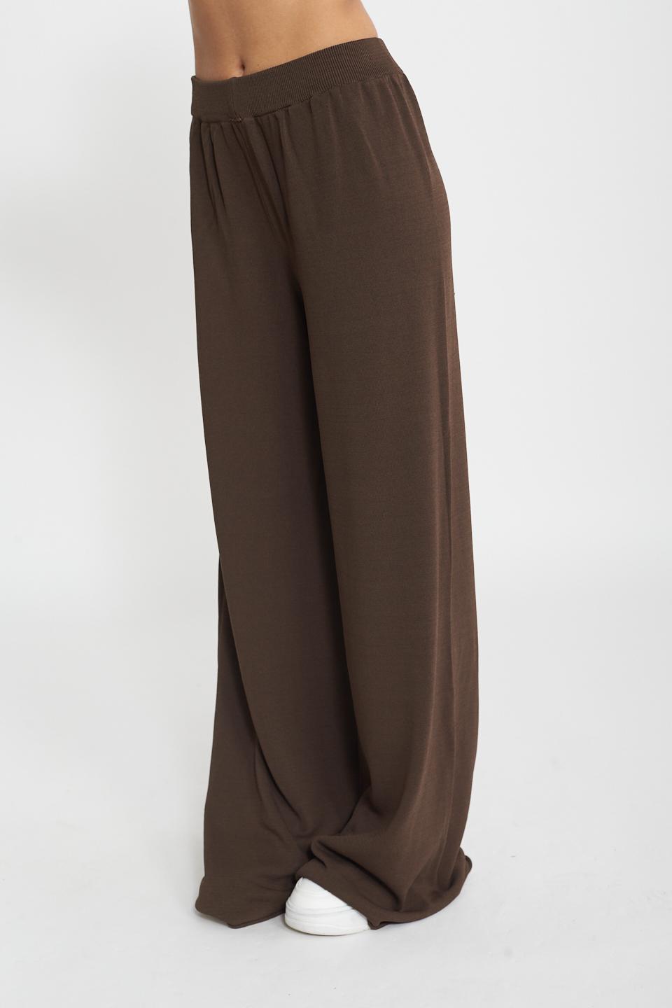 Pantalone palazzo elastico filo caffÈ - Primavera Estate 2025 | Brend