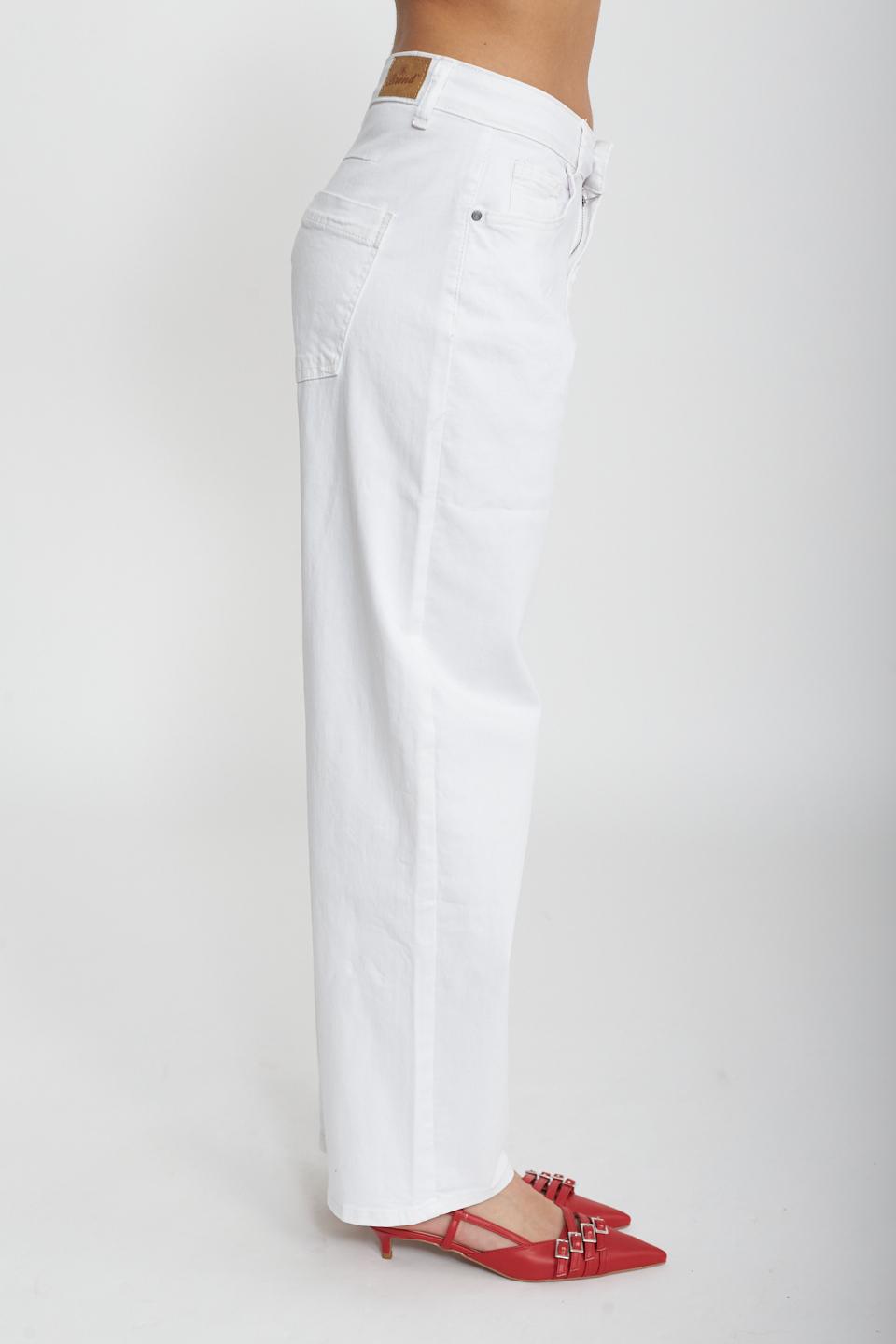 Pantalone carrot bianco - Primavera Estate 2025 | Brend