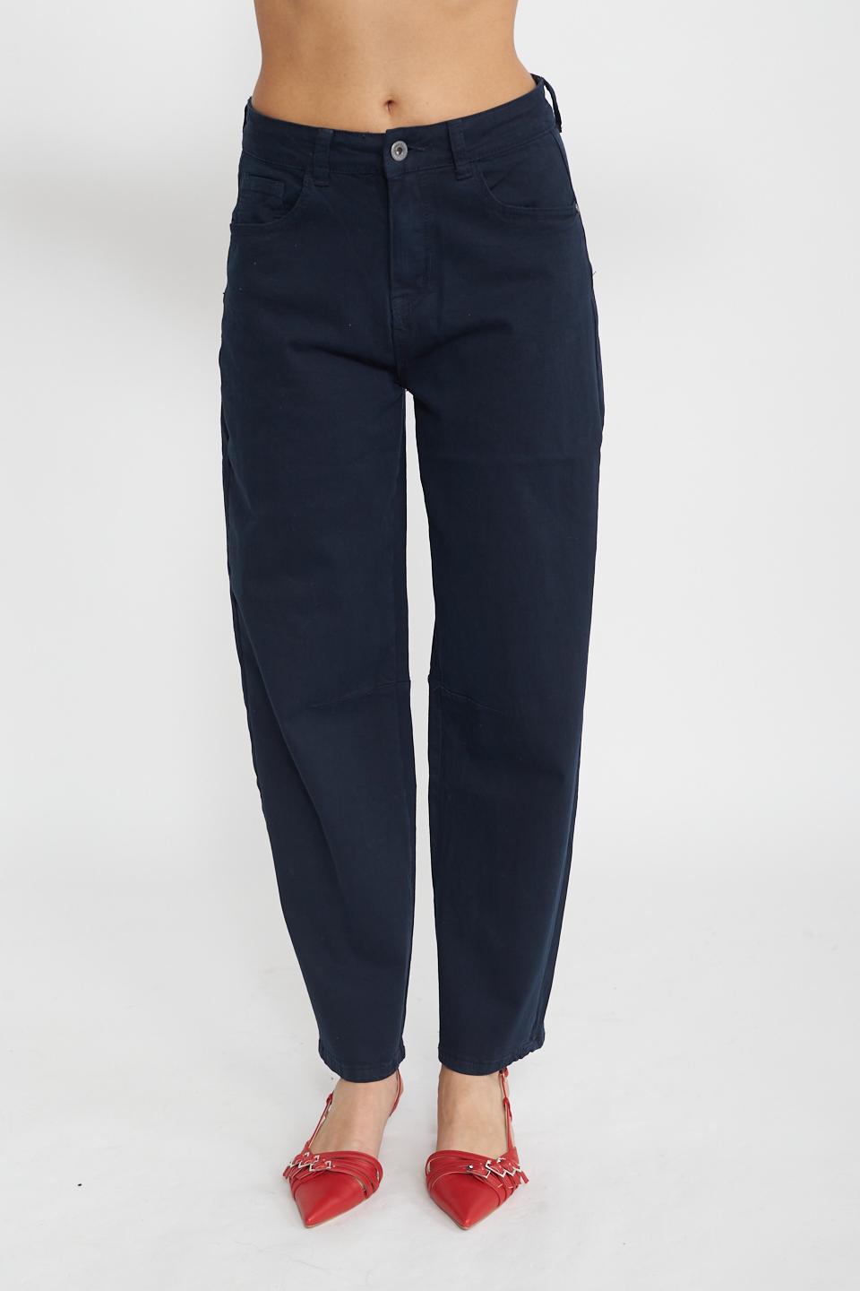 Pantalone carrot blu - Primavera Estate 2025 | Brend