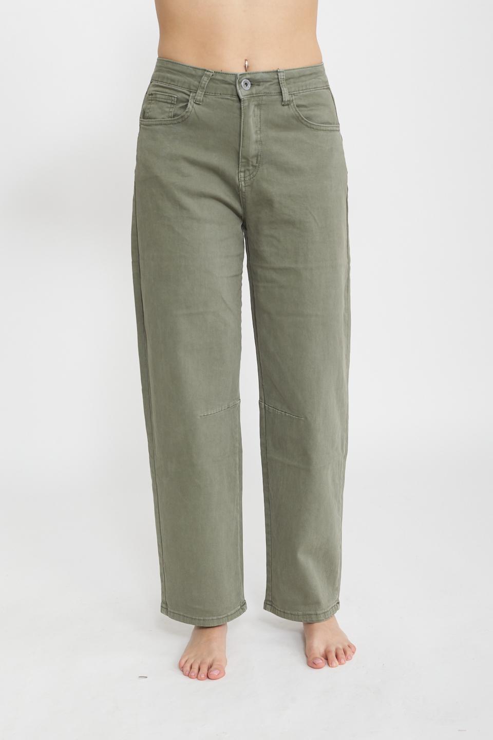 Pantalone carrot verde - Primavera Estate 2025 | Brend