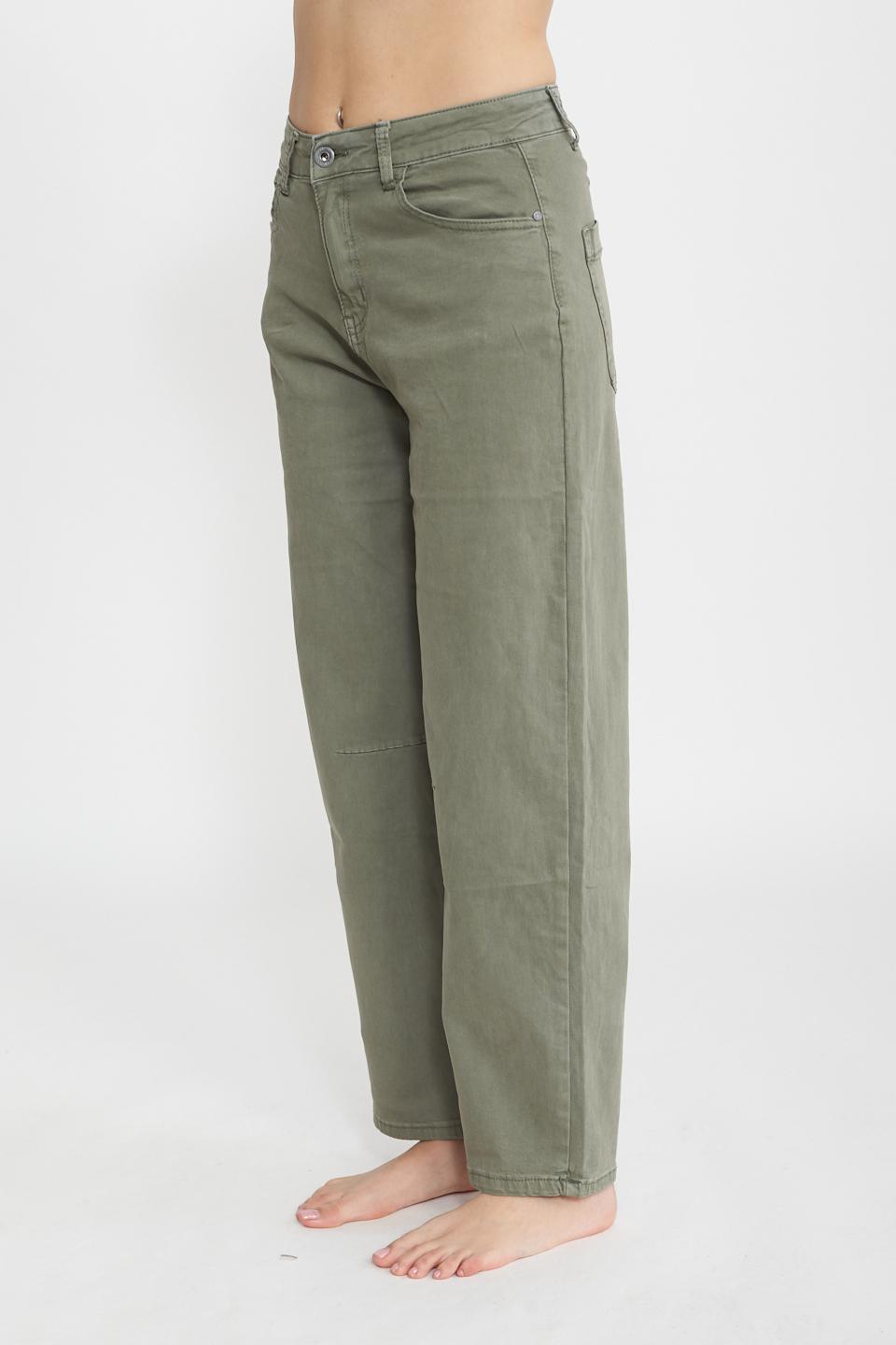 Pantalone carrot verde - Primavera Estate 2025 | Brend