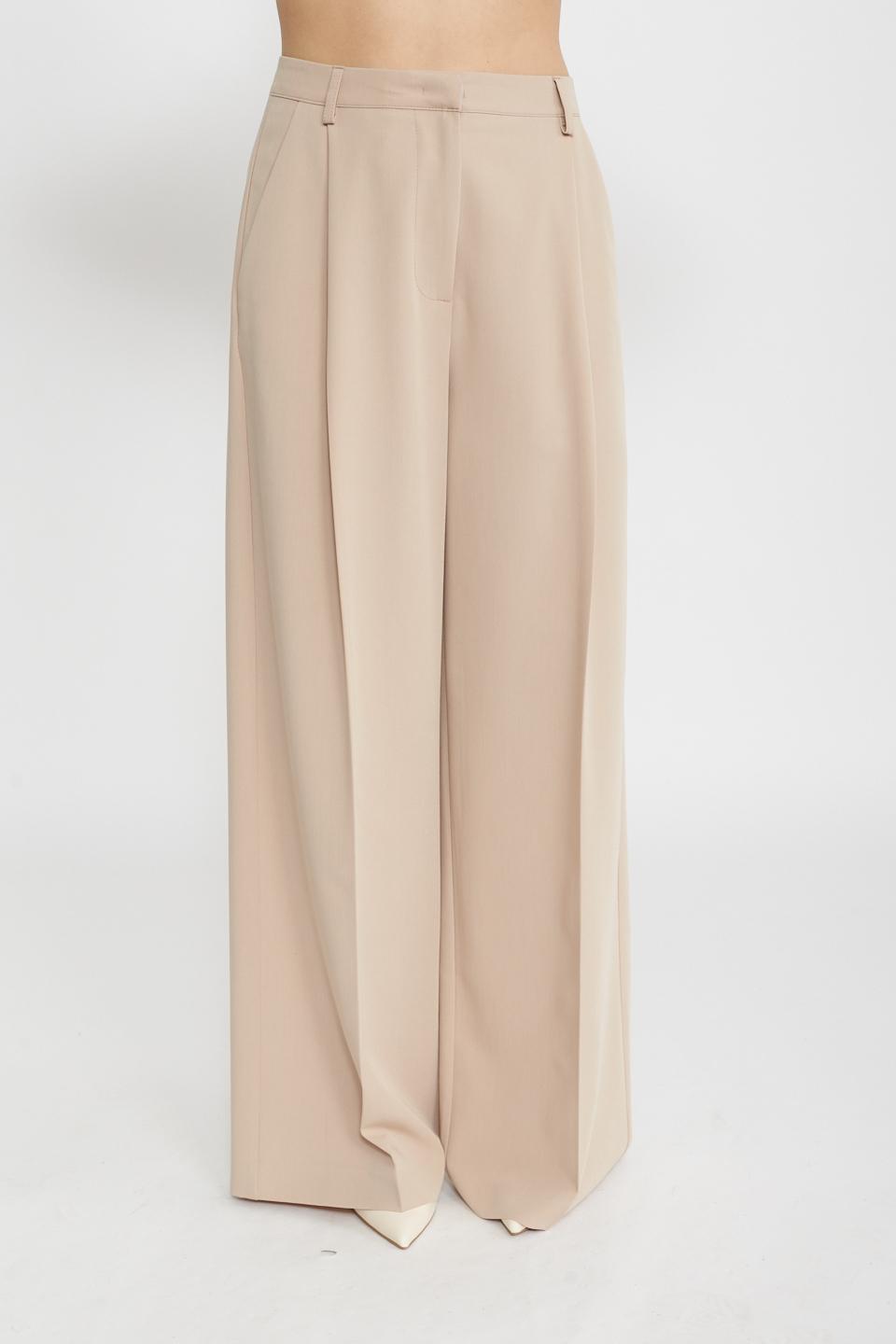 Pantalone gamba larga beige - Primavera Estate 2025 | Brend