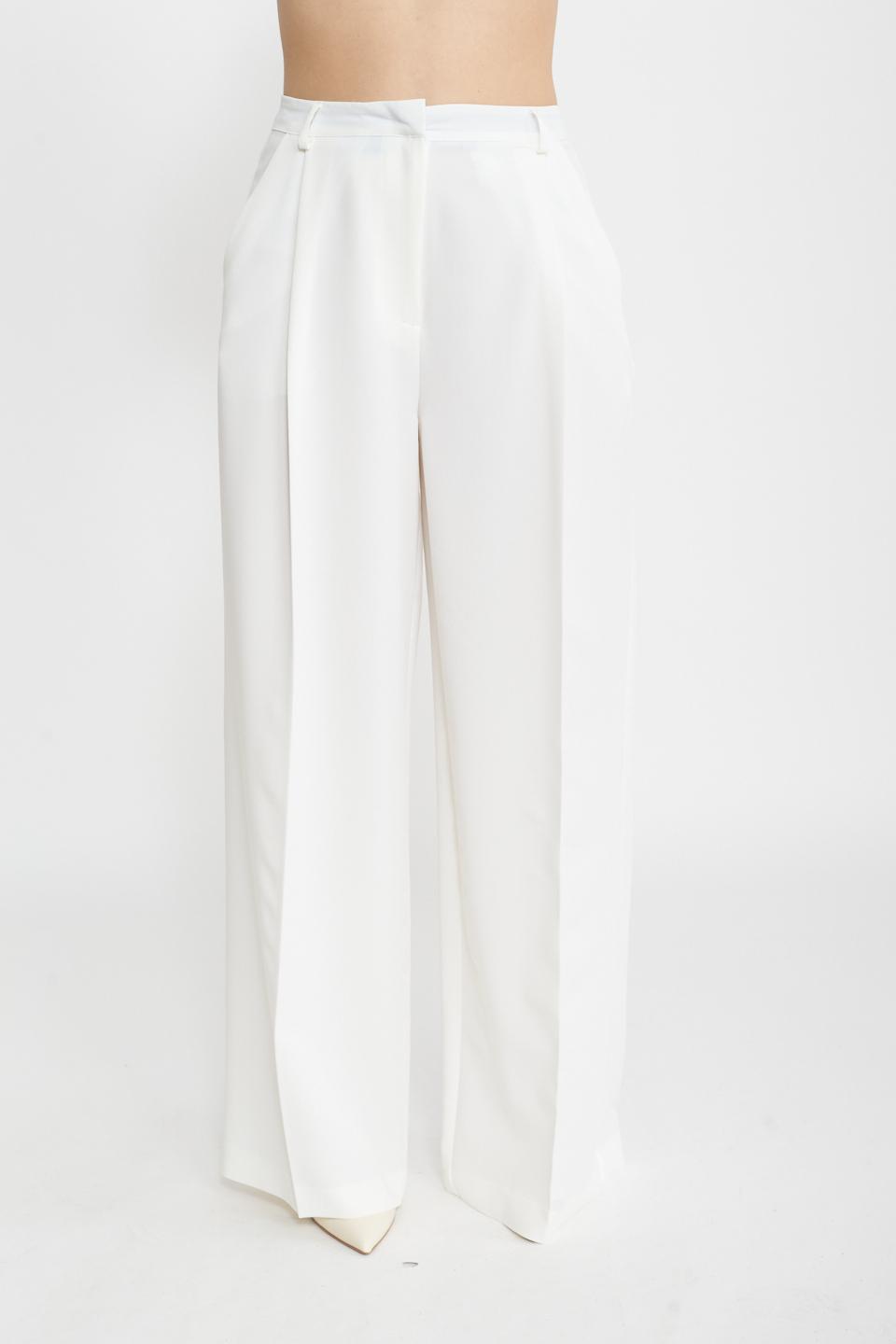 Pantalone gamba larga panna - Primavera Estate 2025 | Brend
