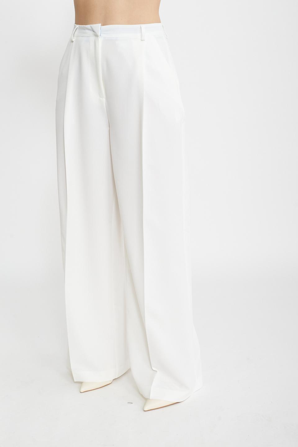 Pantalone gamba larga panna - Primavera Estate 2025 | Brend