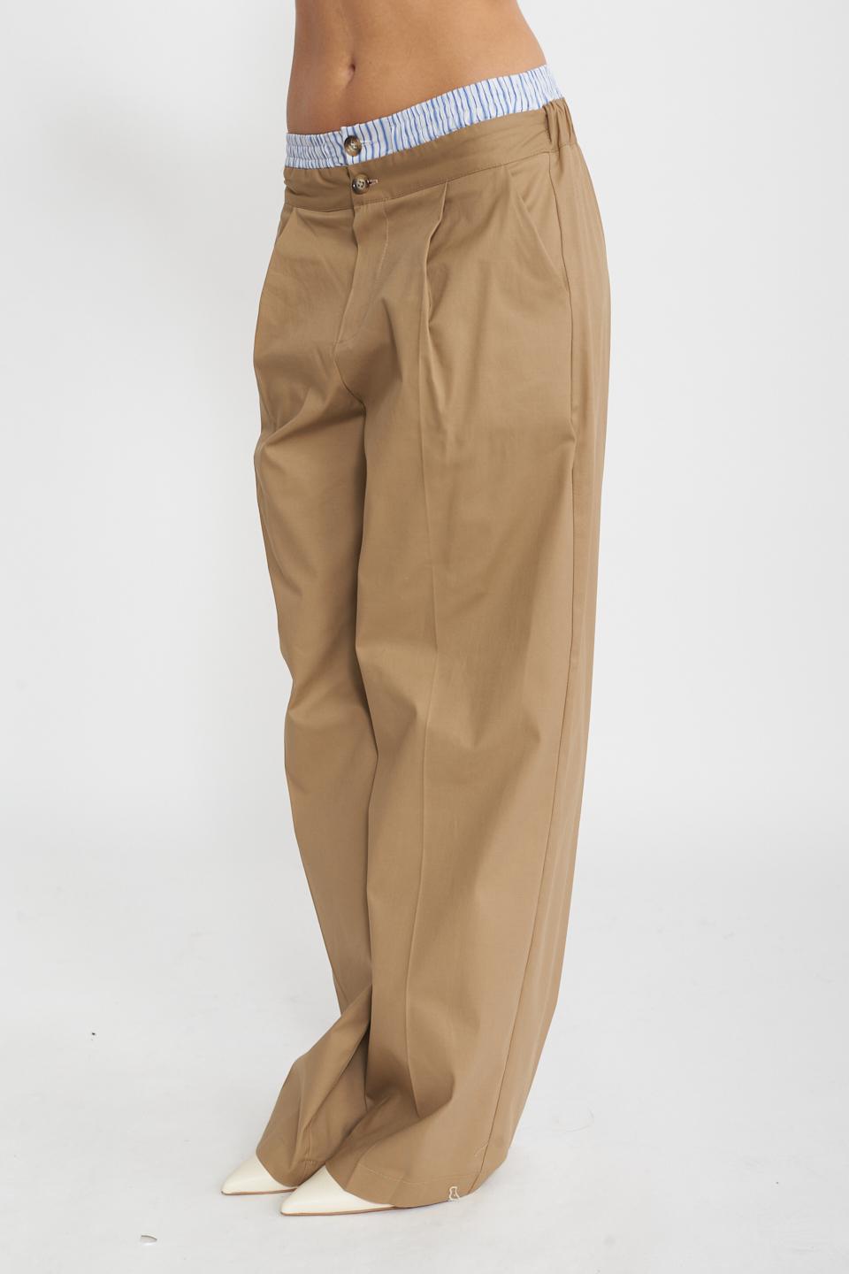 Pantalone sagging tabacco - Primavera Estate 2025 | Brend