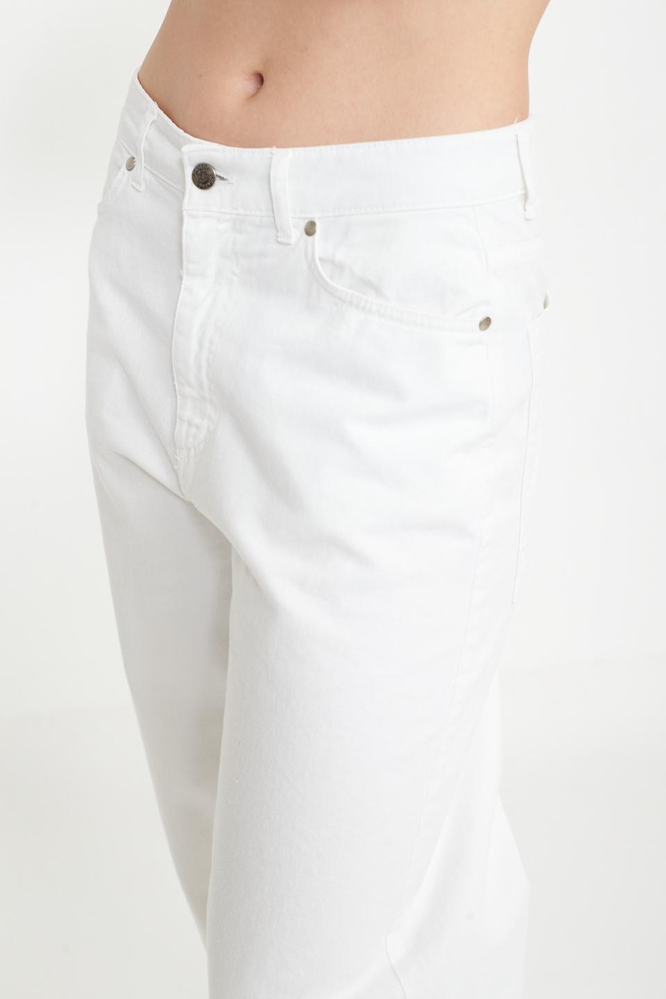 Pantalone palazzo tasconi bianco - Primavera Estate 2025 | Brend