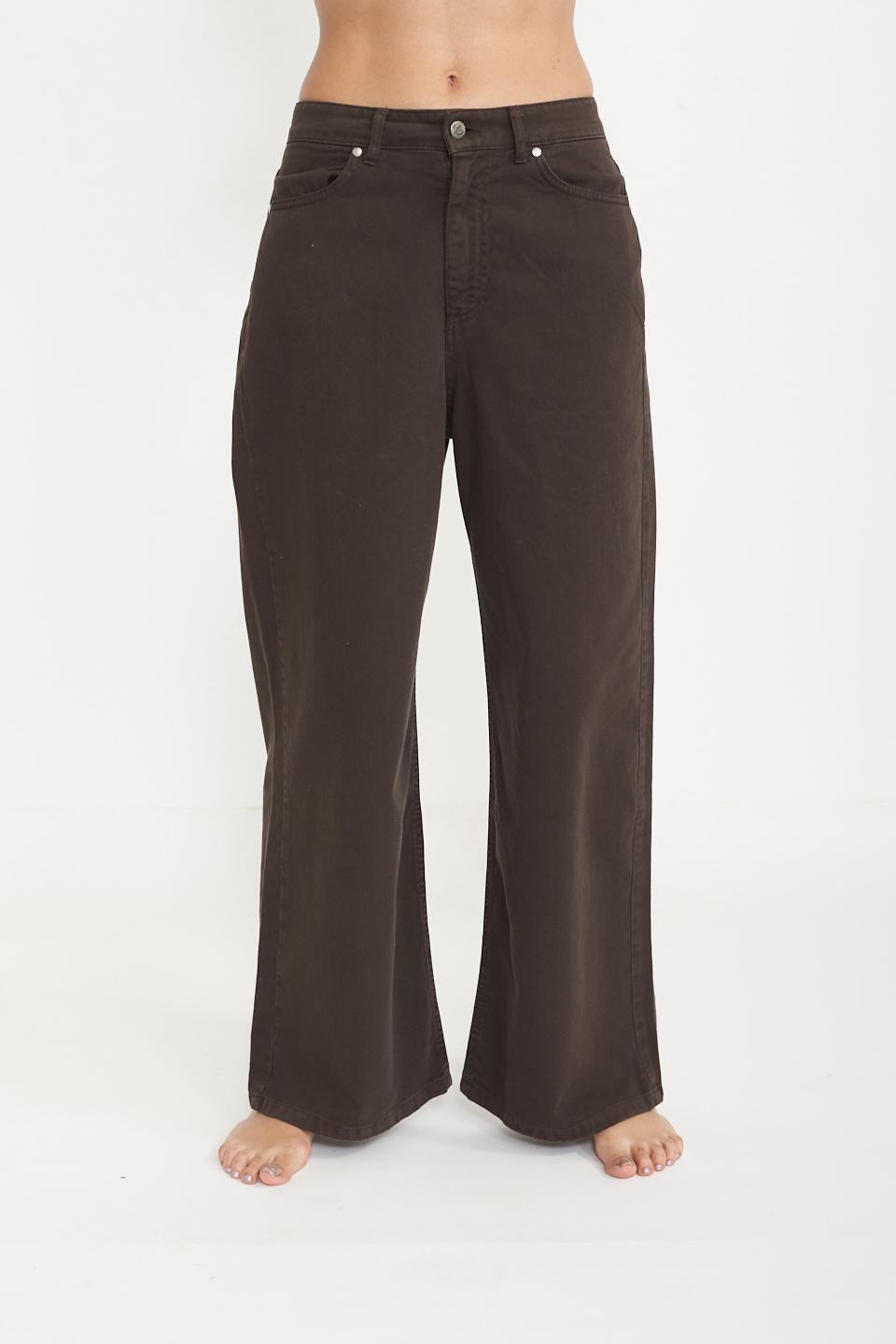 Pantalone palazzo tasconi tabacco - Primavera Estate 2025 | Brend