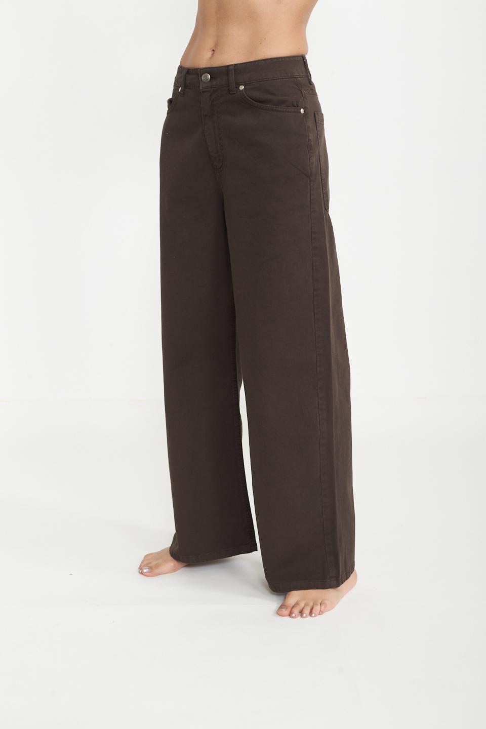 Pantalone palazzo tasconi tabacco - Primavera Estate 2025 | Brend
