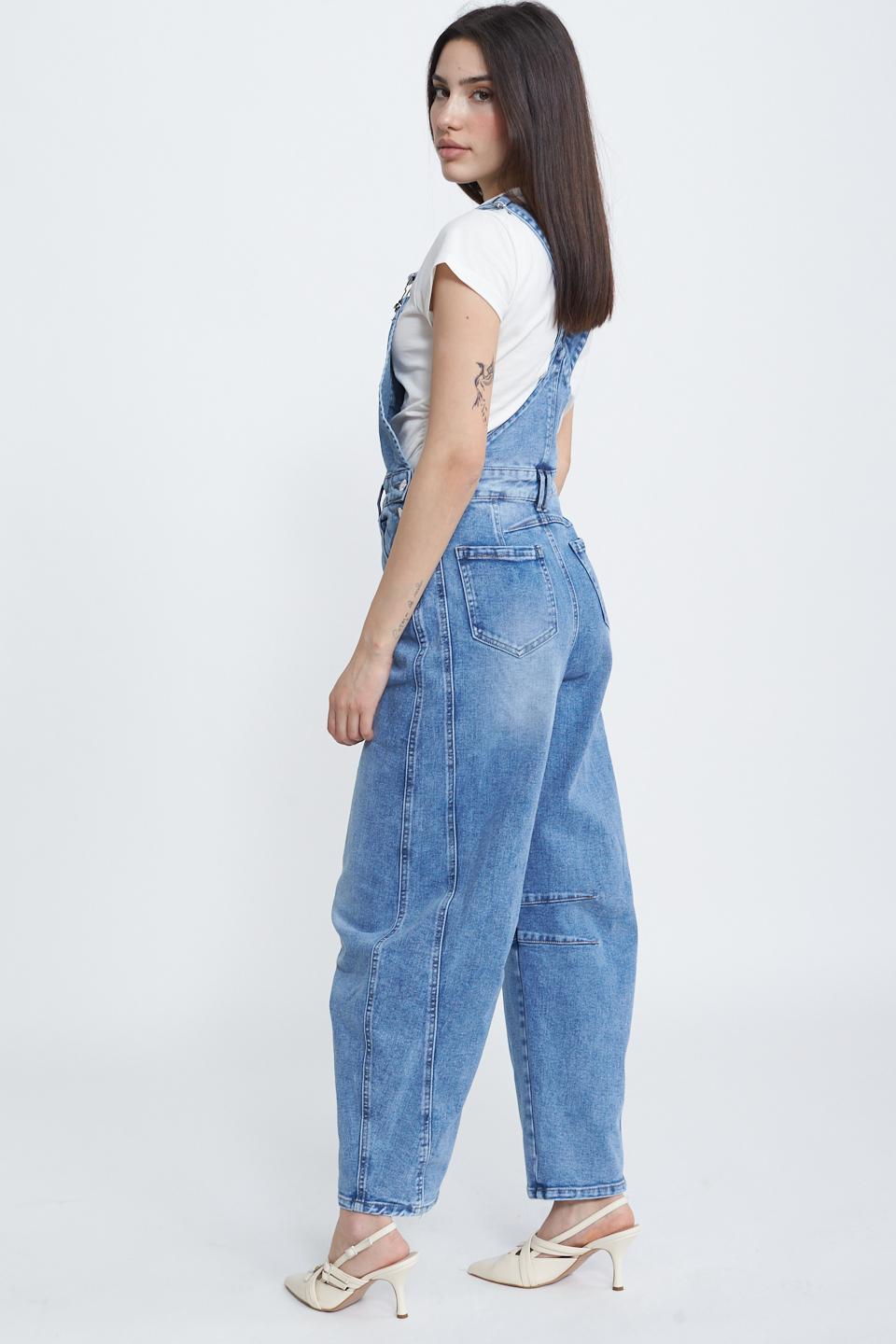 Salopette denim denim medio - Primavera Estate 2025 | Brend