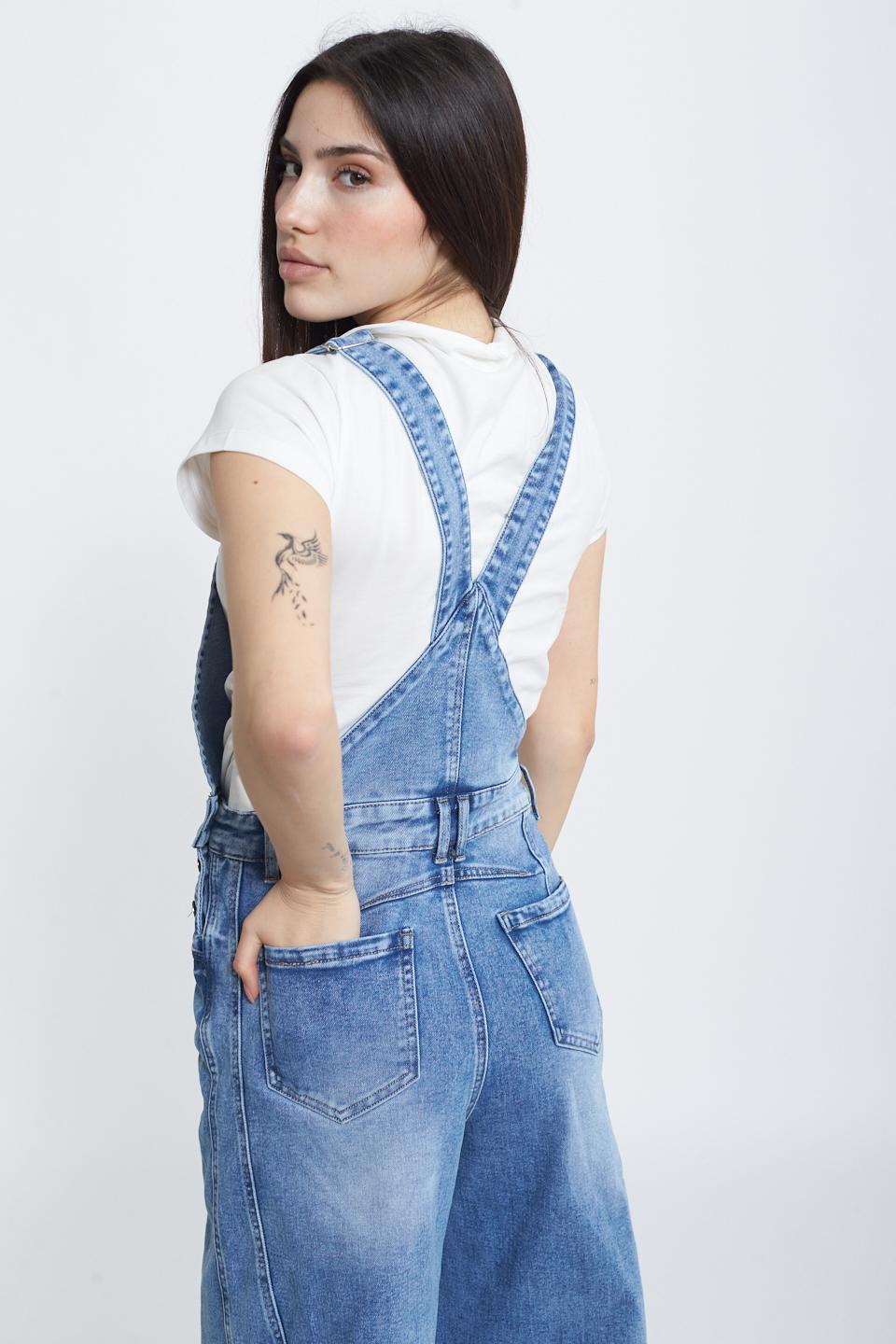 Salopette denim denim medio - Primavera Estate 2025 | Brend