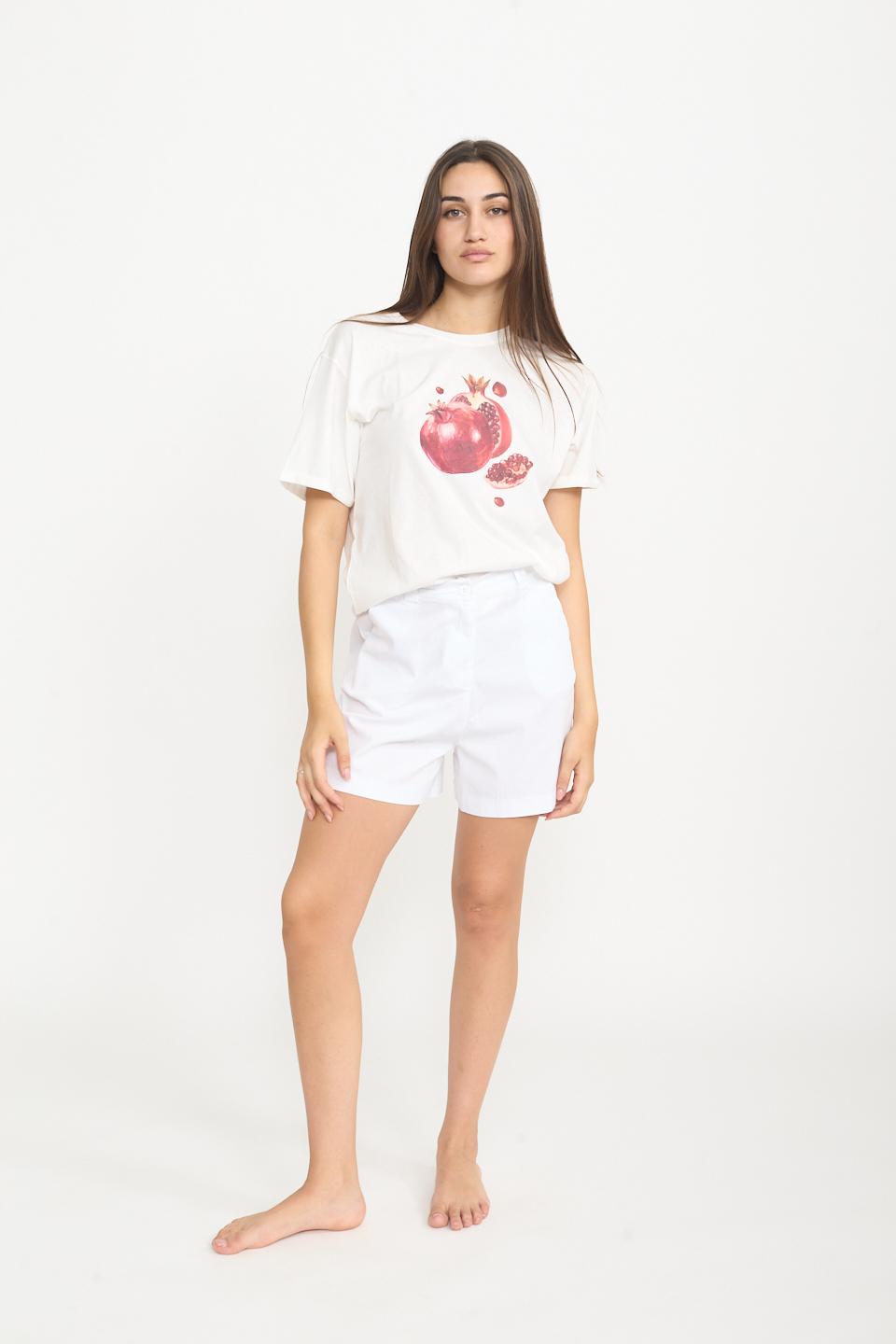 Shorts cotone bianco - Primavera Estate 2025 | Brend
