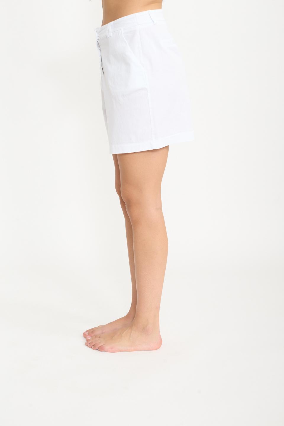 Shorts cotone bianco - Primavera Estate 2025 | Brend