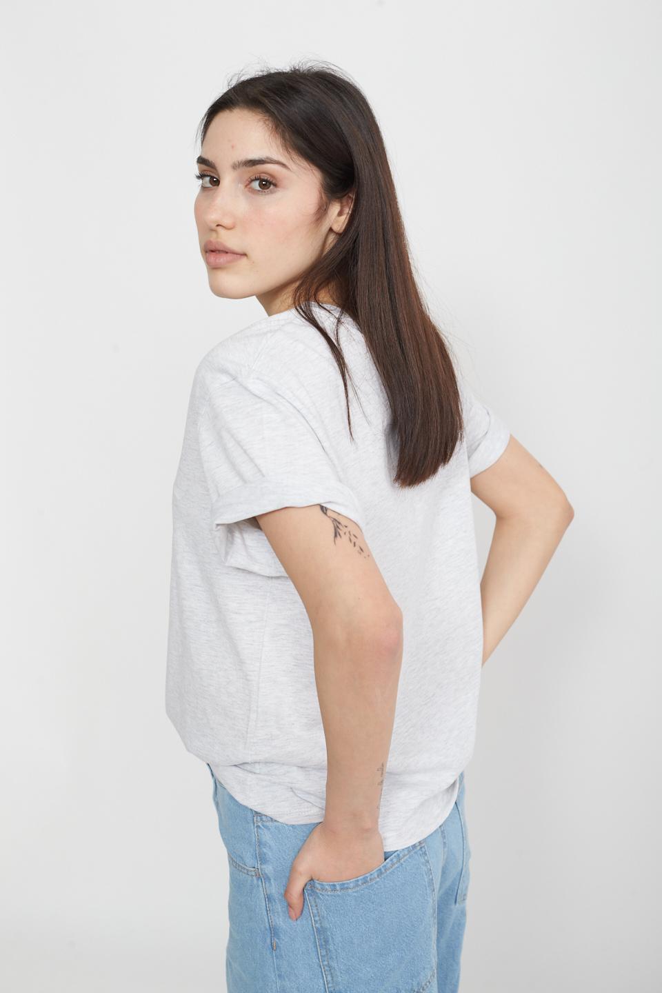 T-shirt over grigio nk - Primavera Estate 2025 | Brend
