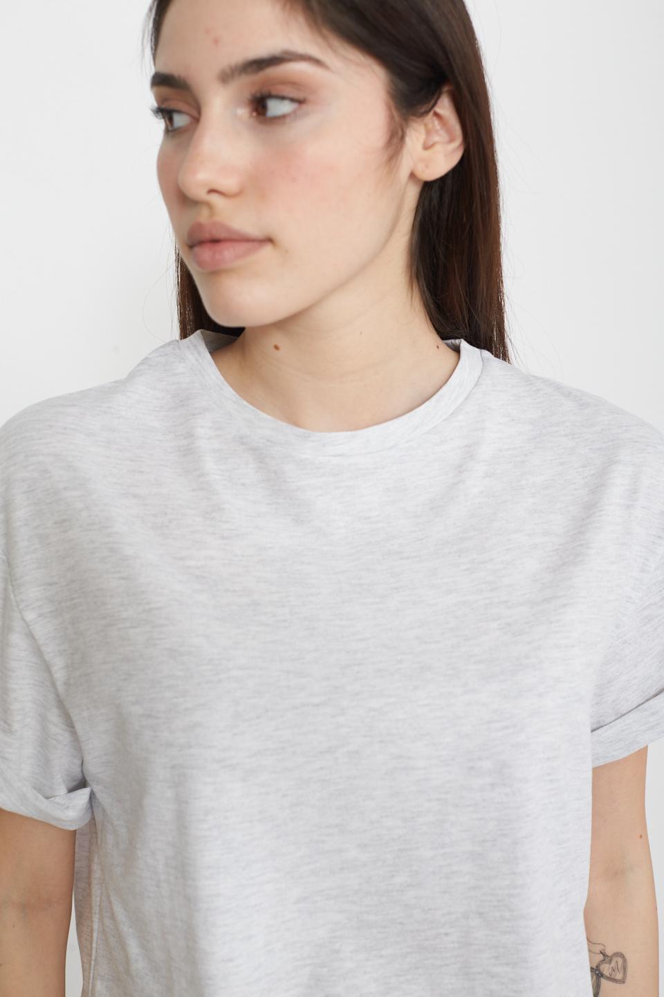 T-shirt over grigio nk - Primavera Estate 2025 | Brend