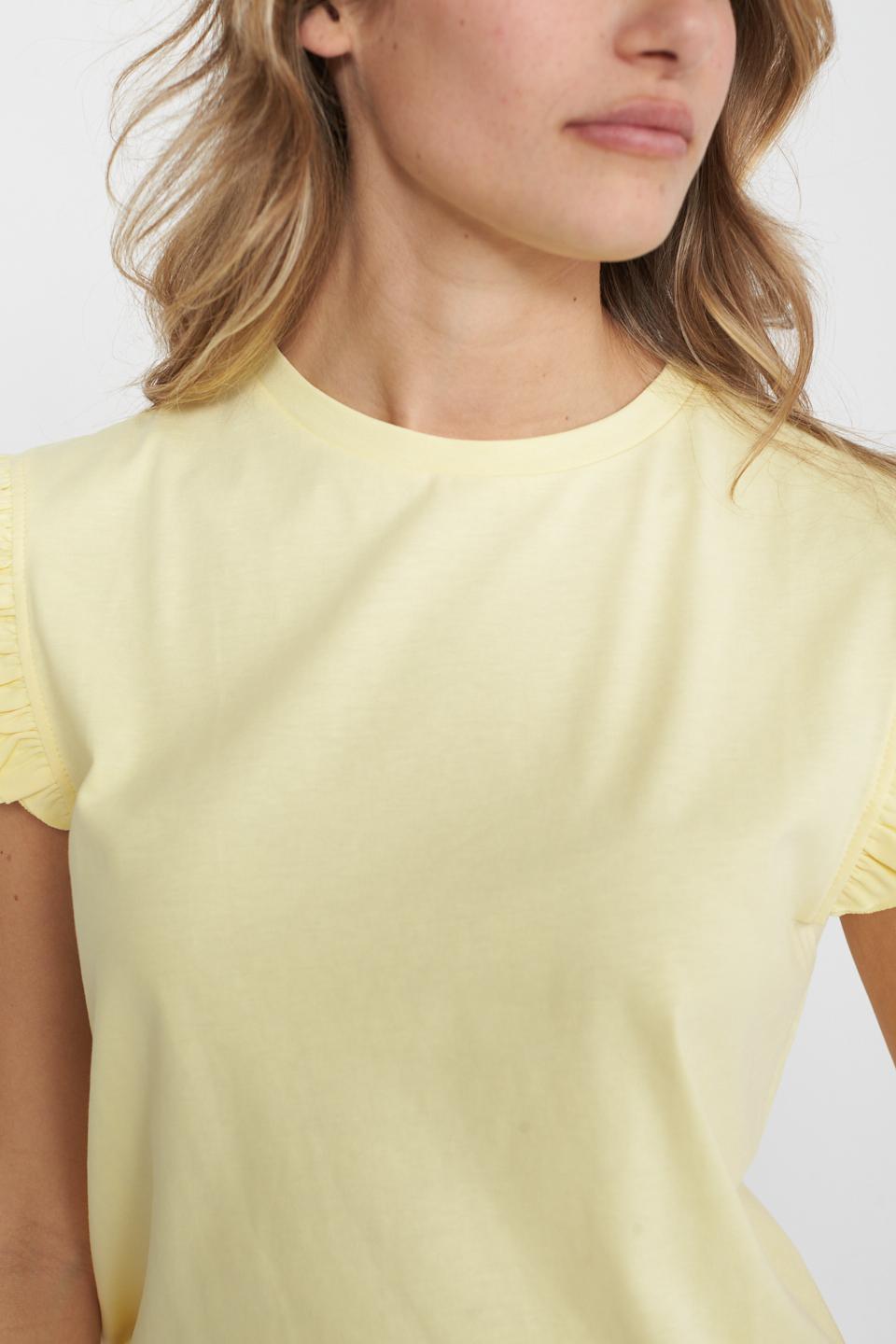 T-shirt manica rouches pastello - Primavera Estate 2025 | Brend