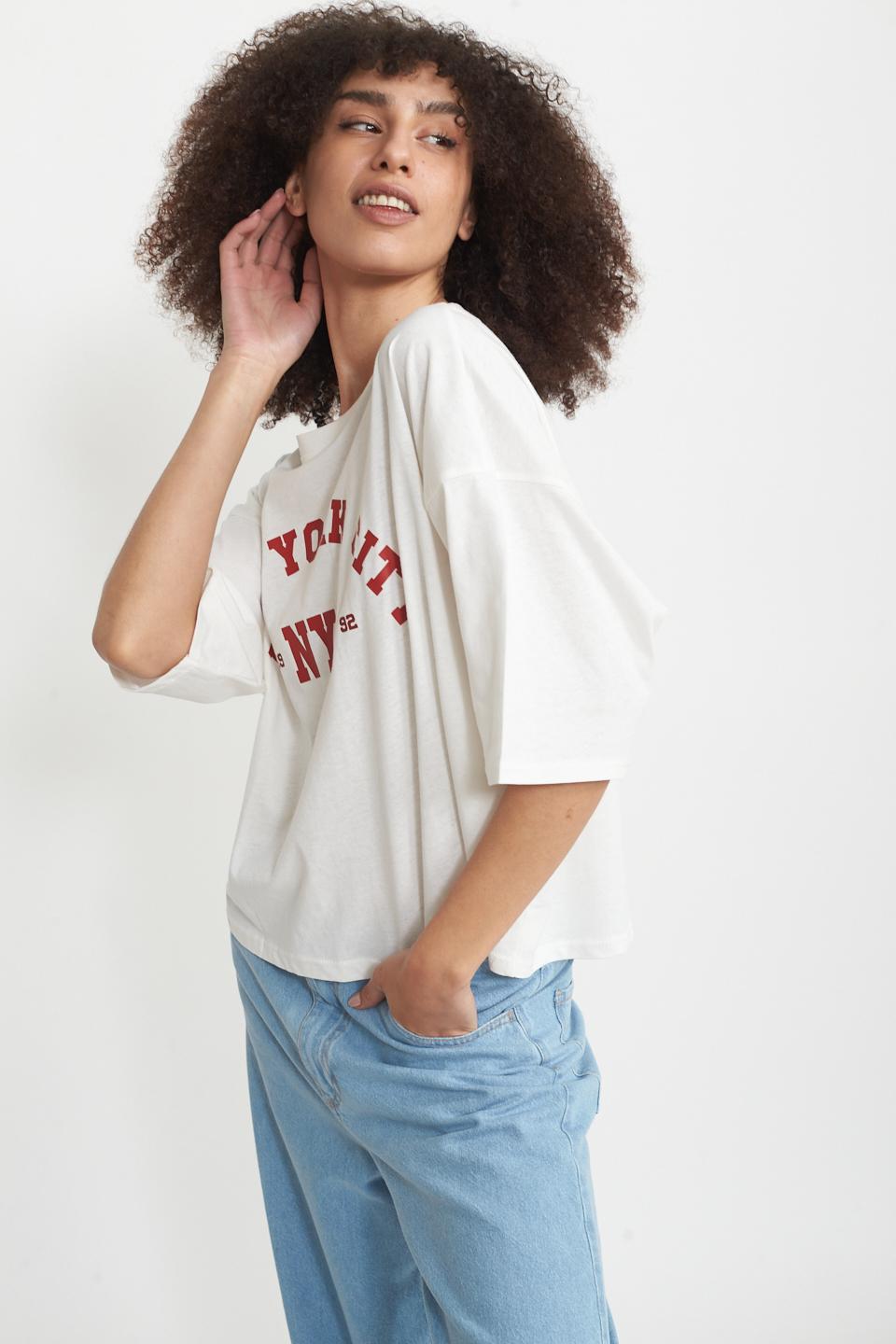 T-shirt stampa New York stampa-rossa - Primavera Estate 2025 | Brend