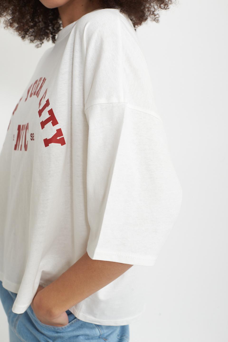 T-shirt stampa New York stampa-rossa - Primavera Estate 2025 | Brend