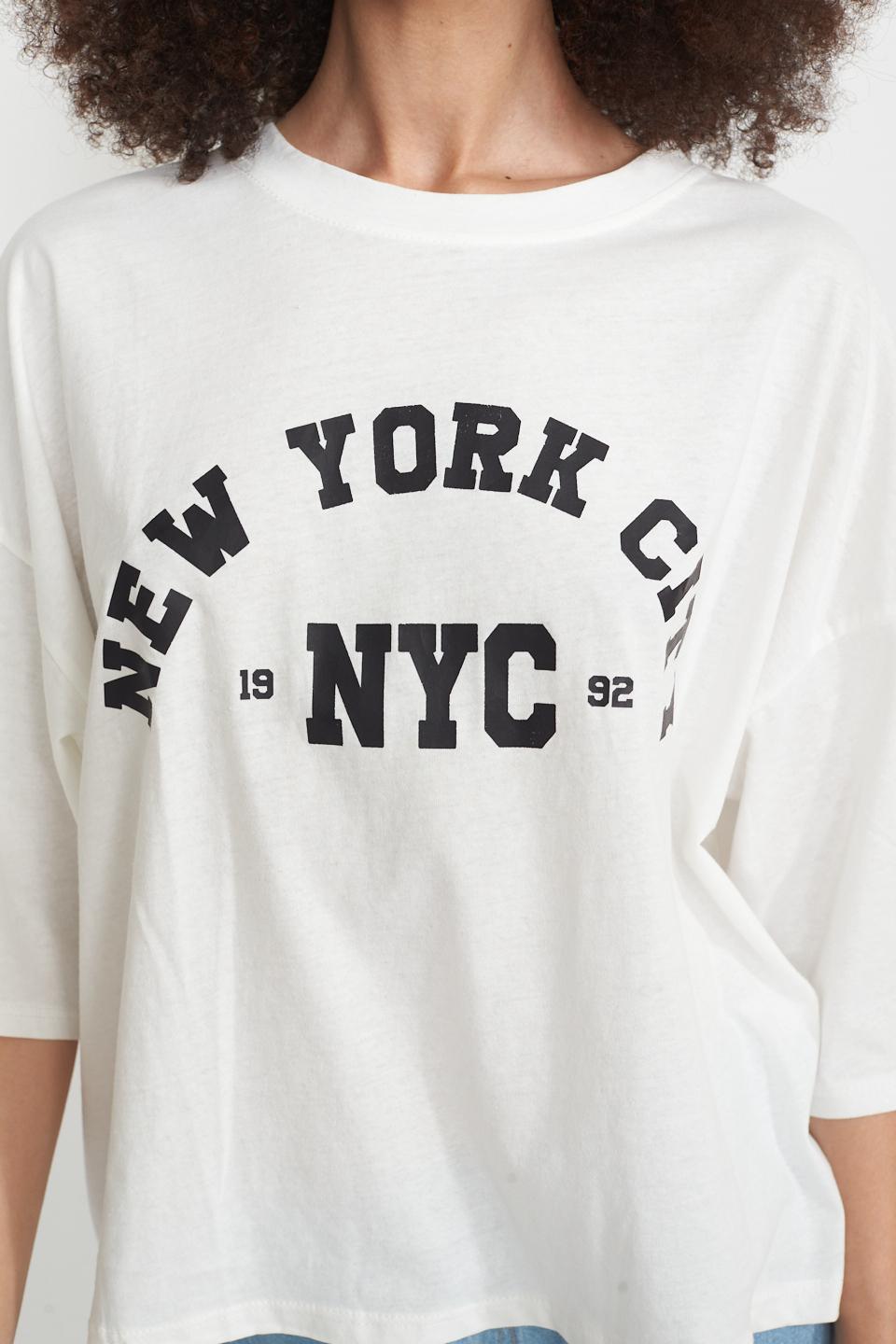 T-shirt stampa New York stampa-blu - Primavera Estate 2025 | Brend