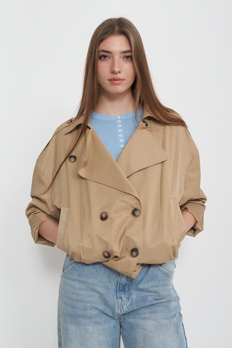 Trench crop con elastico fango - Primavera Estate 2025 | Brend