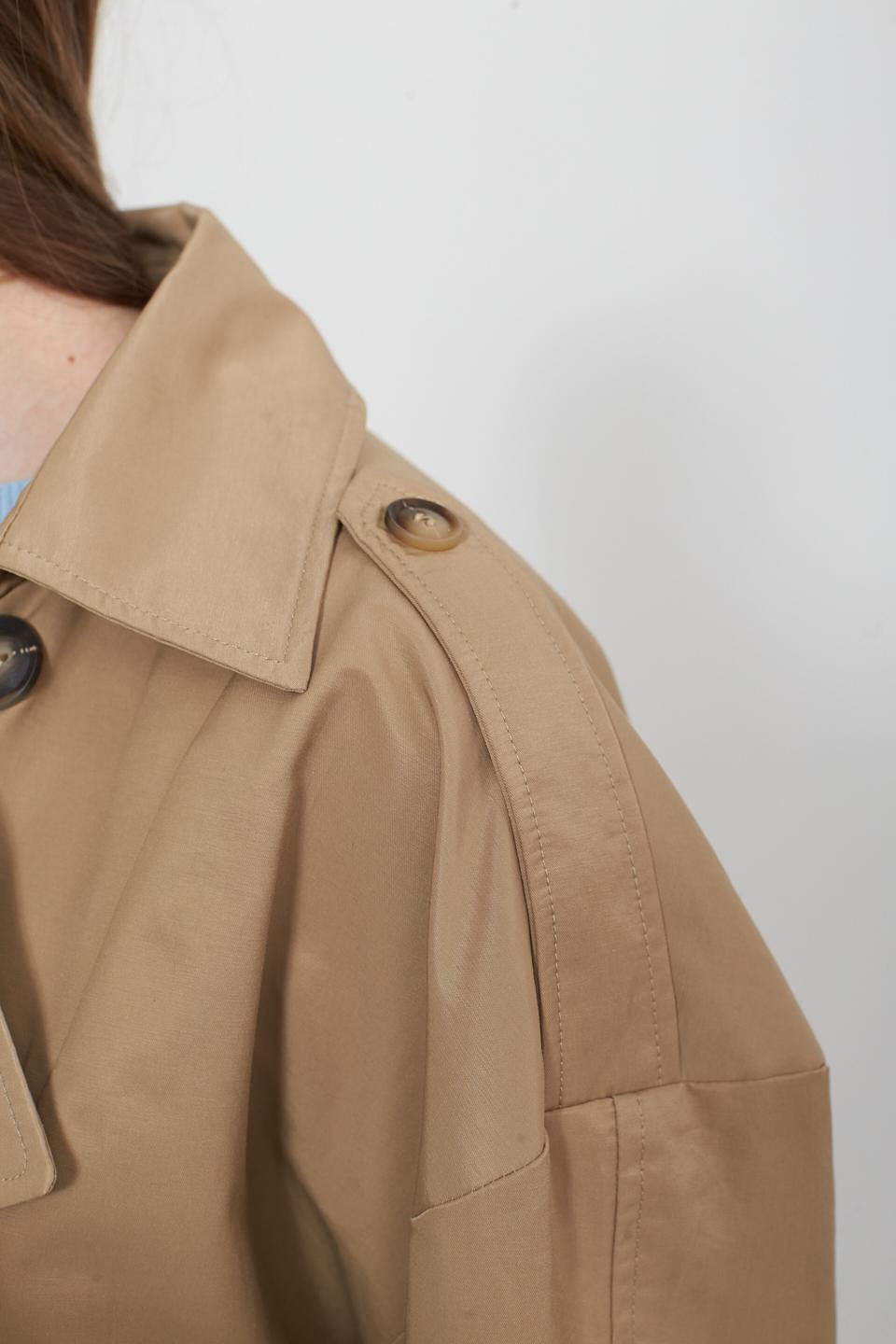 Trench crop con elastico fango - Primavera Estate 2025 | Brend