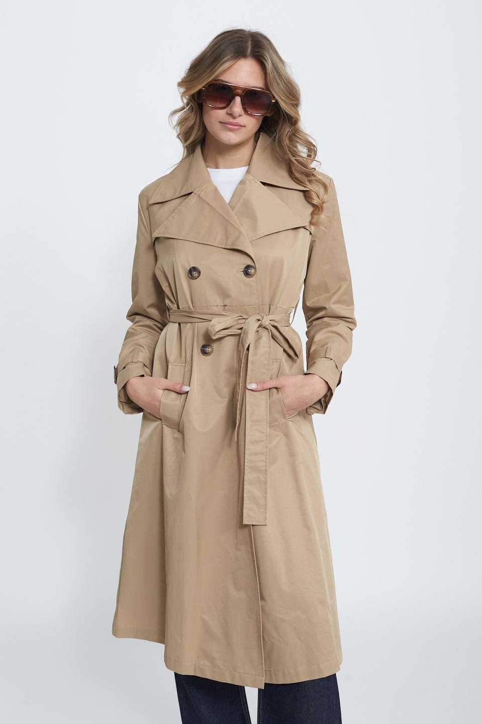 Trench lungo con cinta fango - Primavera Estate 2025 | Brend