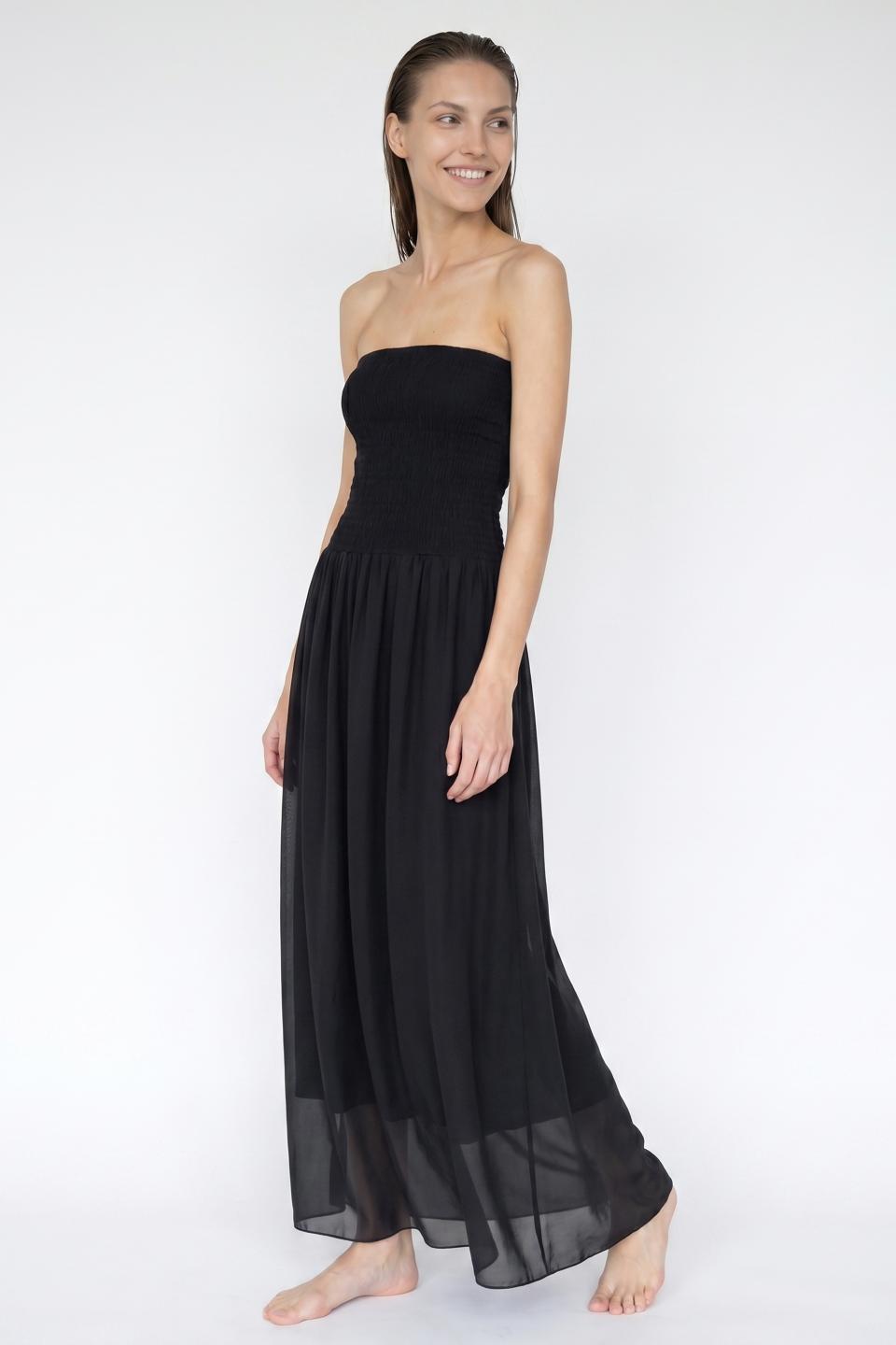 Abito punto smock viscosa | Brend