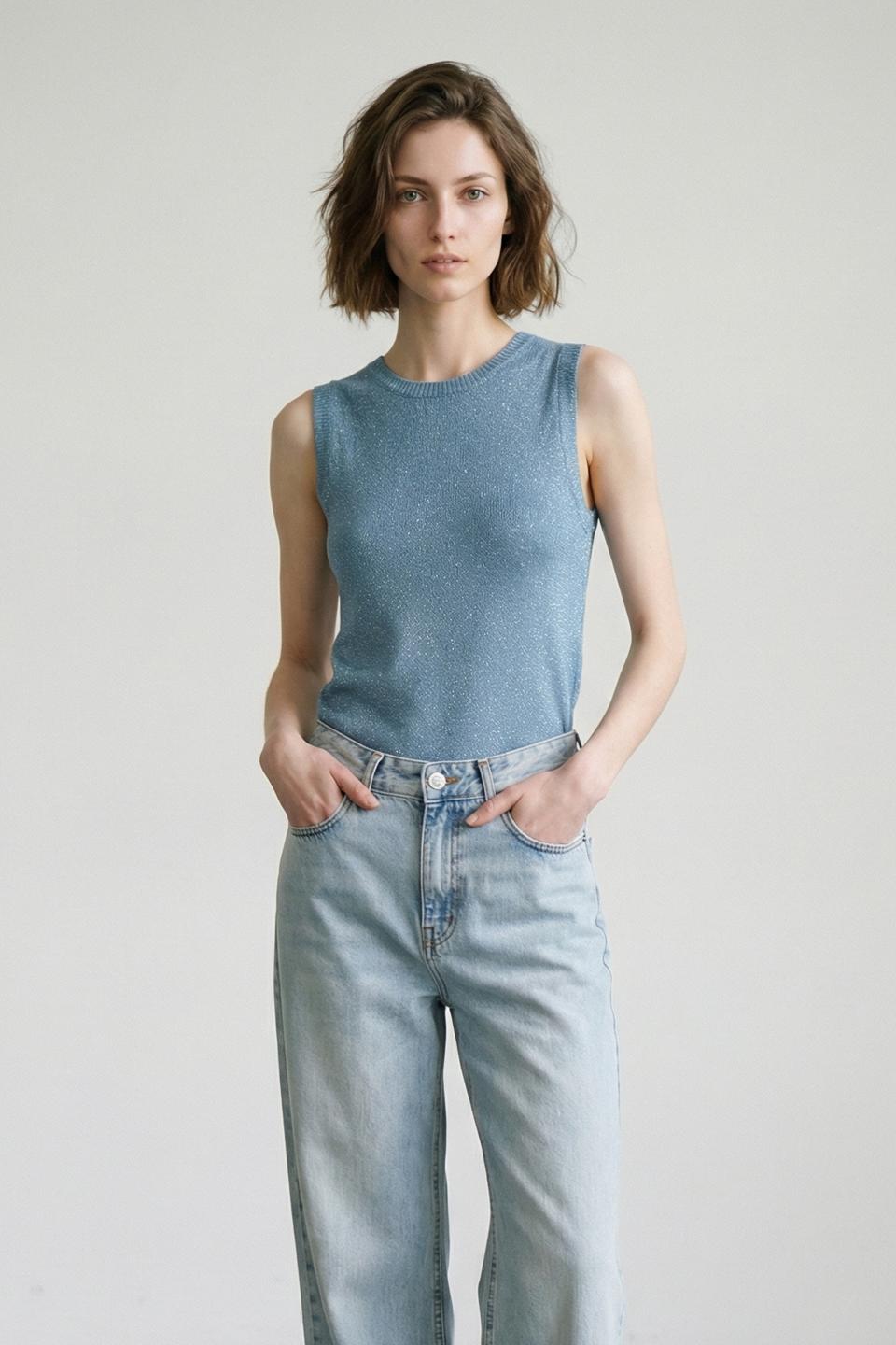 Canotta lurex | Brend