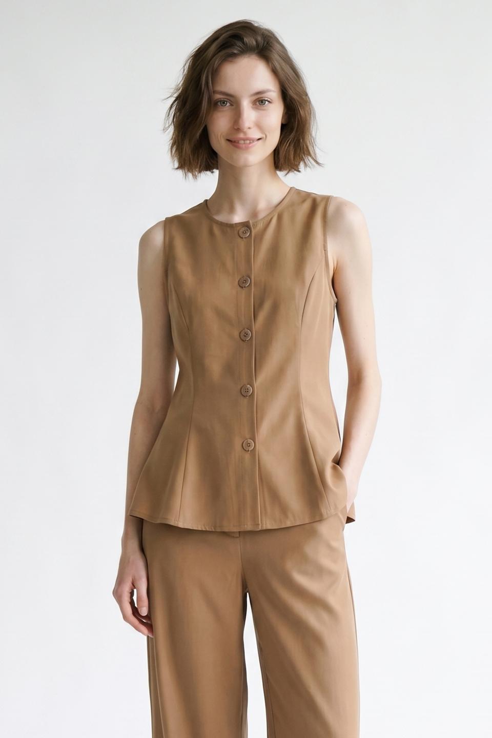 Gilet campanella scollo rotondo | Brend