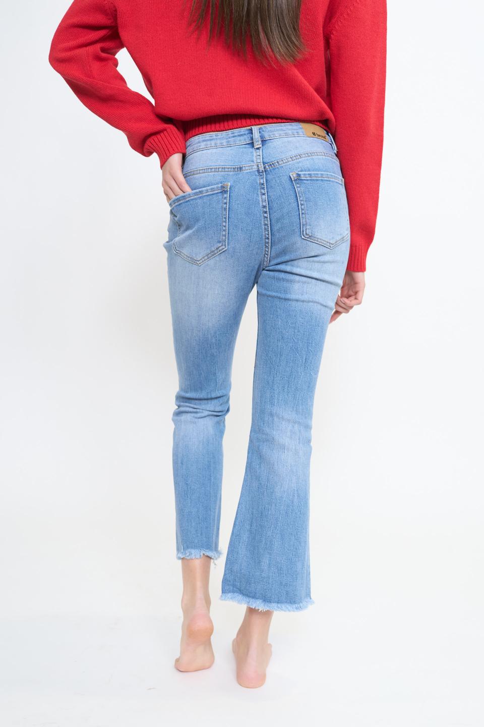 Jeans zampetta sfrangiato | Brend