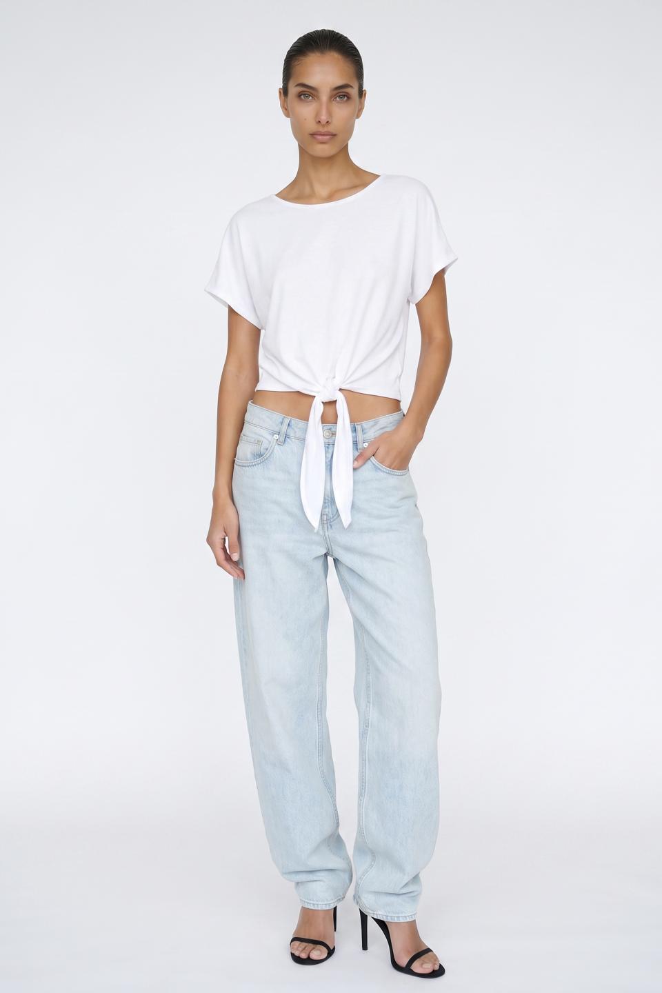 Maglia con nodo lino | Brend