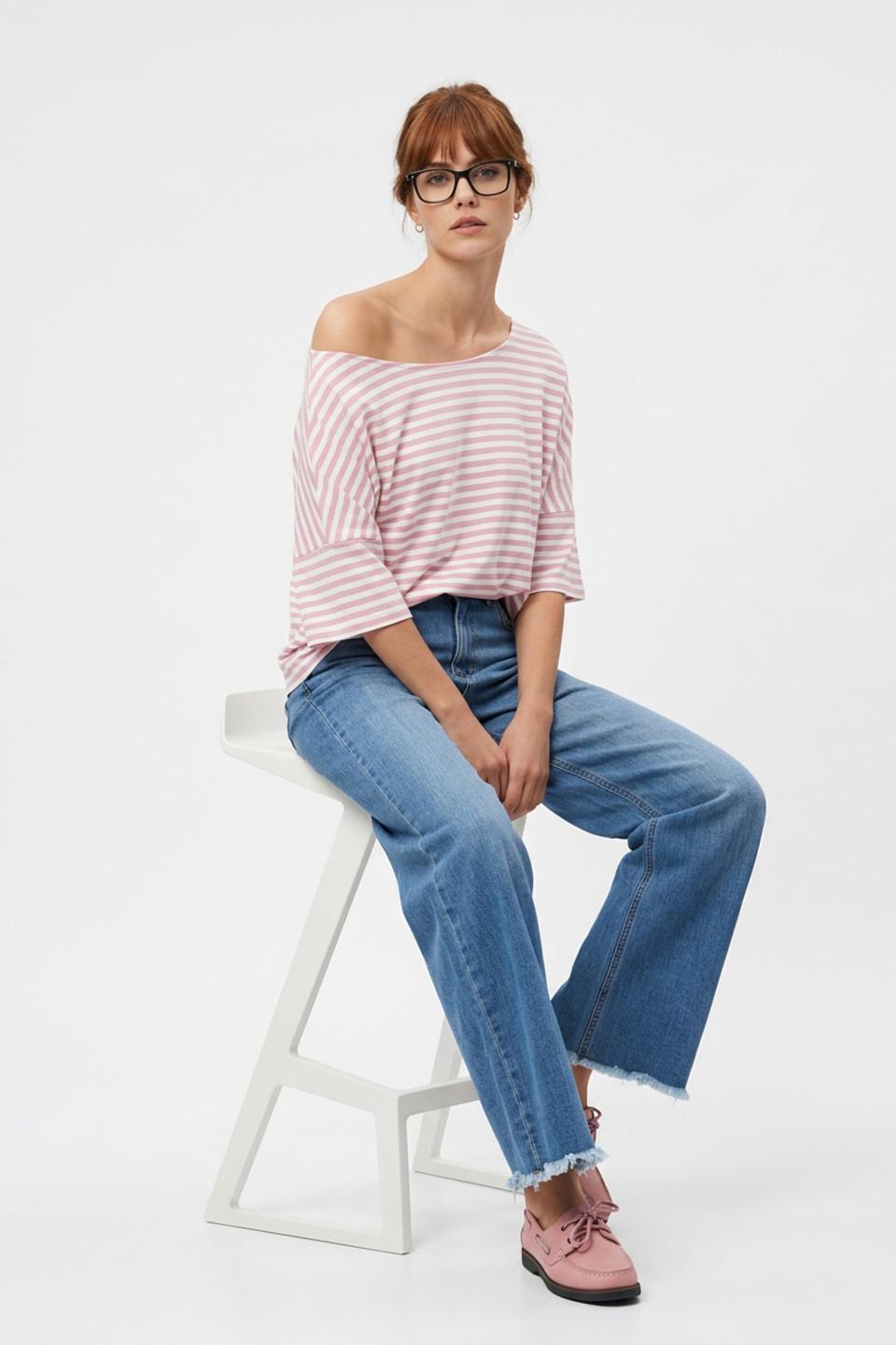 Maglia felpina rigata | Brend